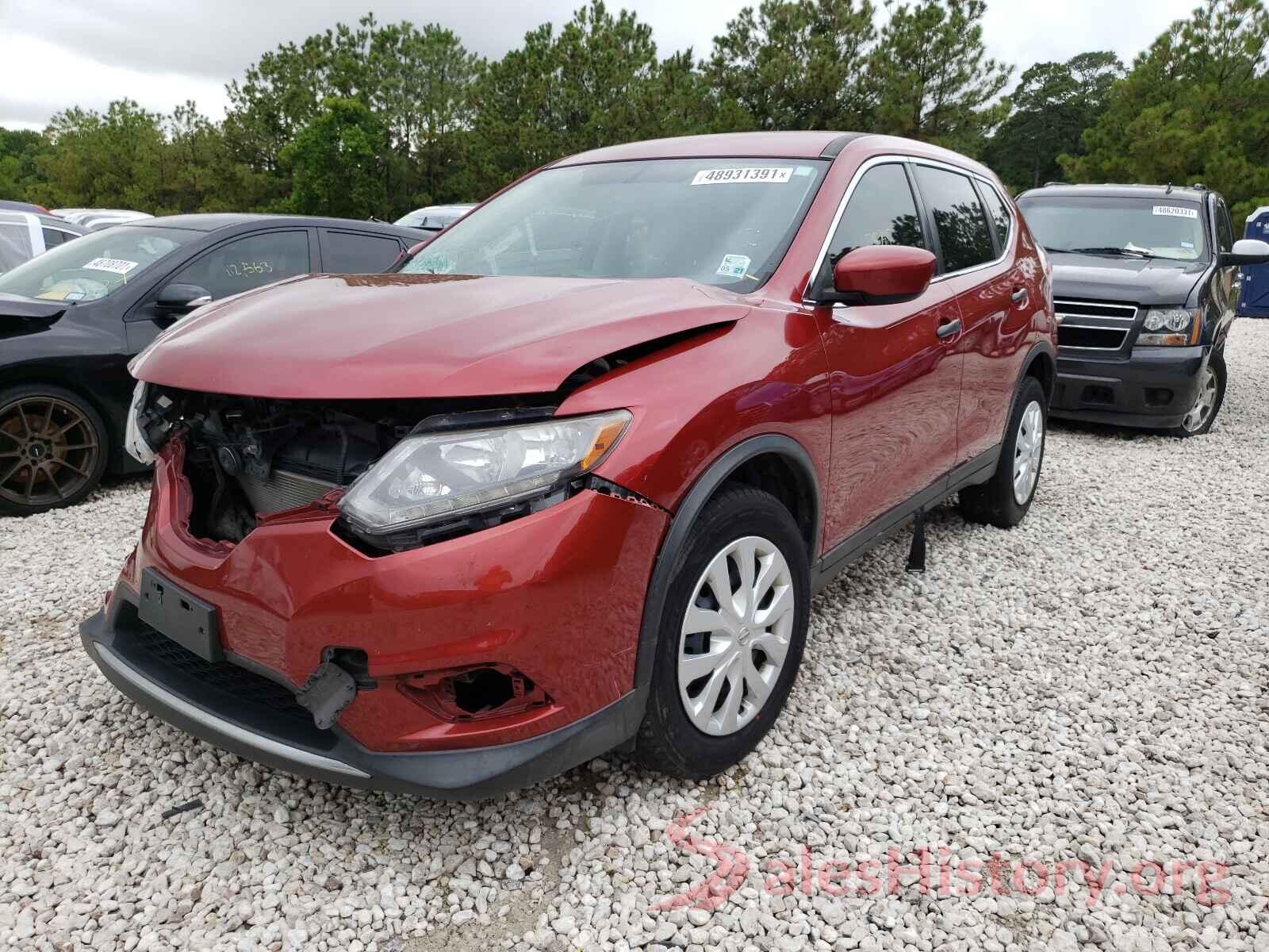 KNMAT2MT7GP613679 2016 NISSAN ROGUE