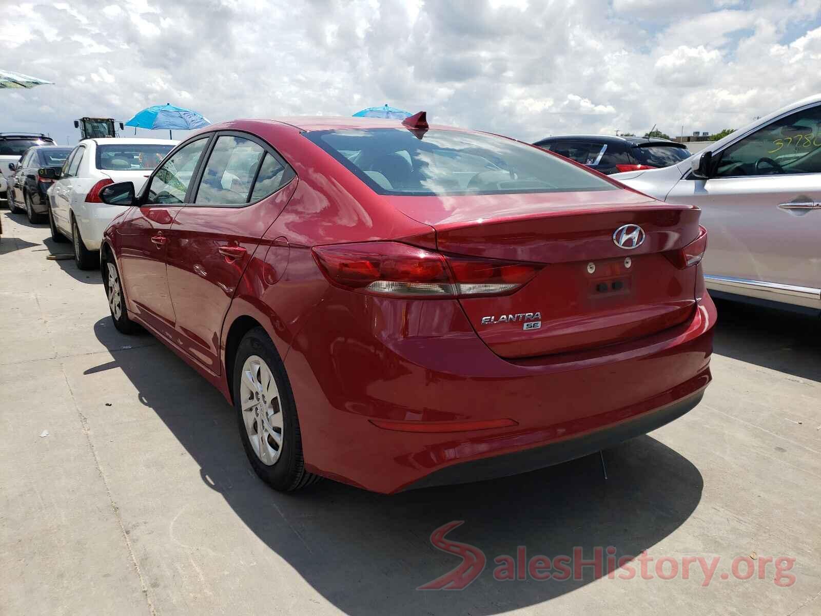 5NPD74LF3HH135704 2017 HYUNDAI ELANTRA