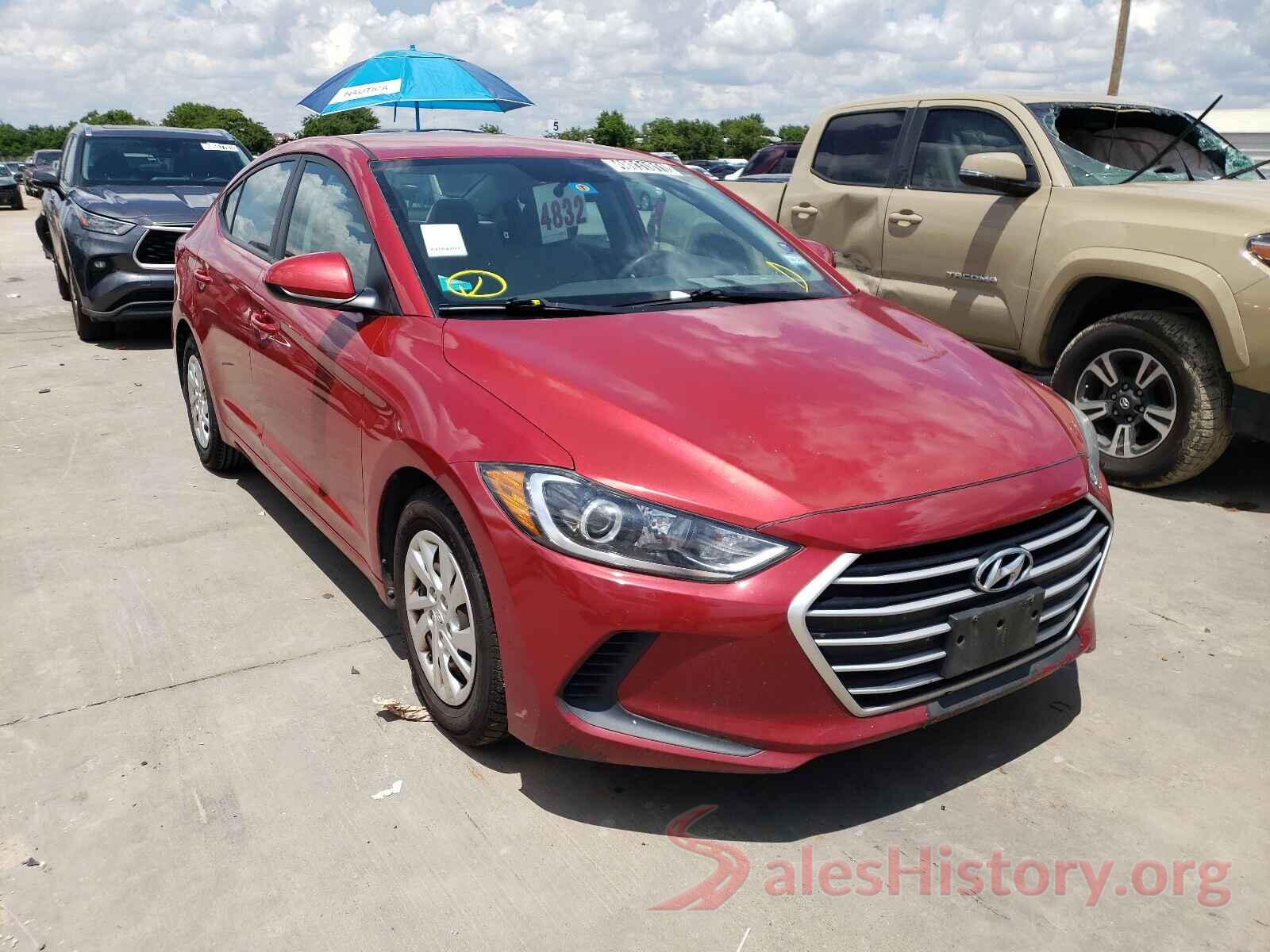 5NPD74LF3HH135704 2017 HYUNDAI ELANTRA