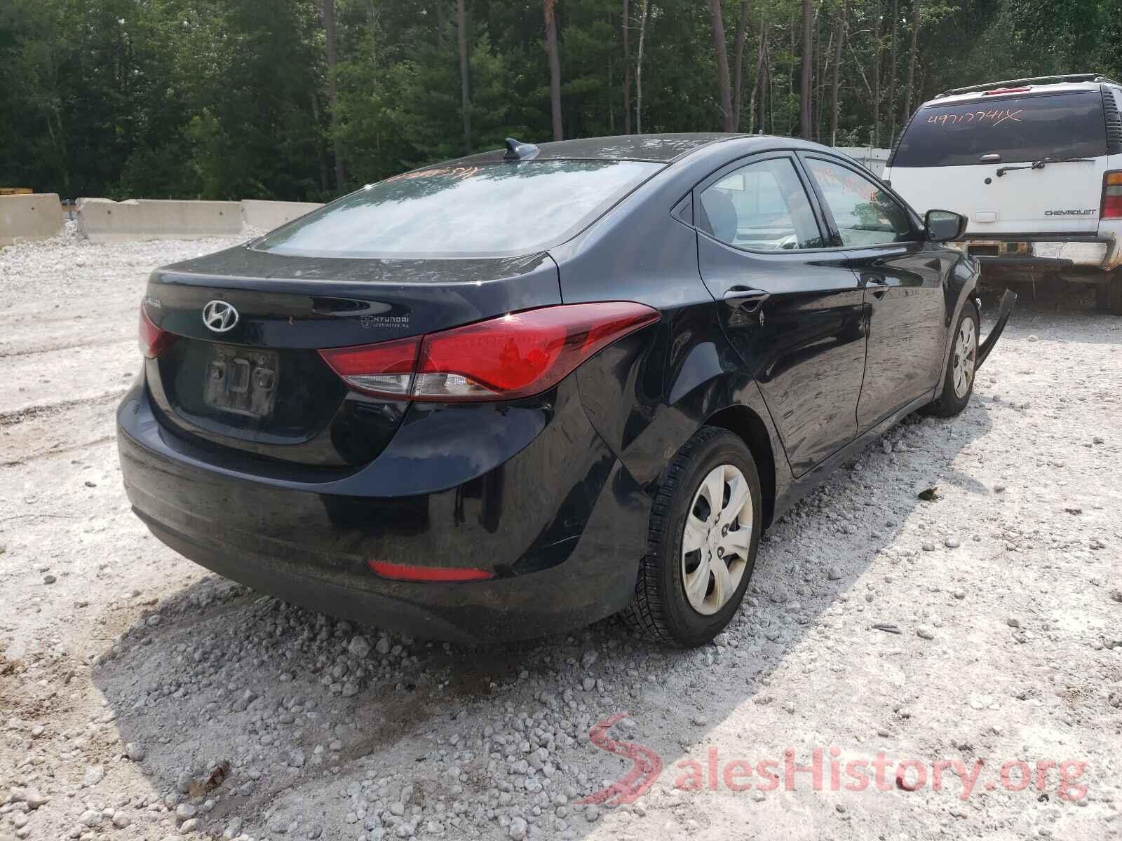 5NPDH4AE9GH749999 2016 HYUNDAI ELANTRA