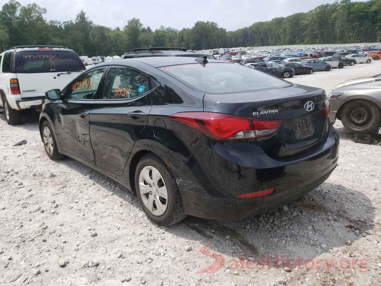 5NPDH4AE9GH749999 2016 HYUNDAI ELANTRA