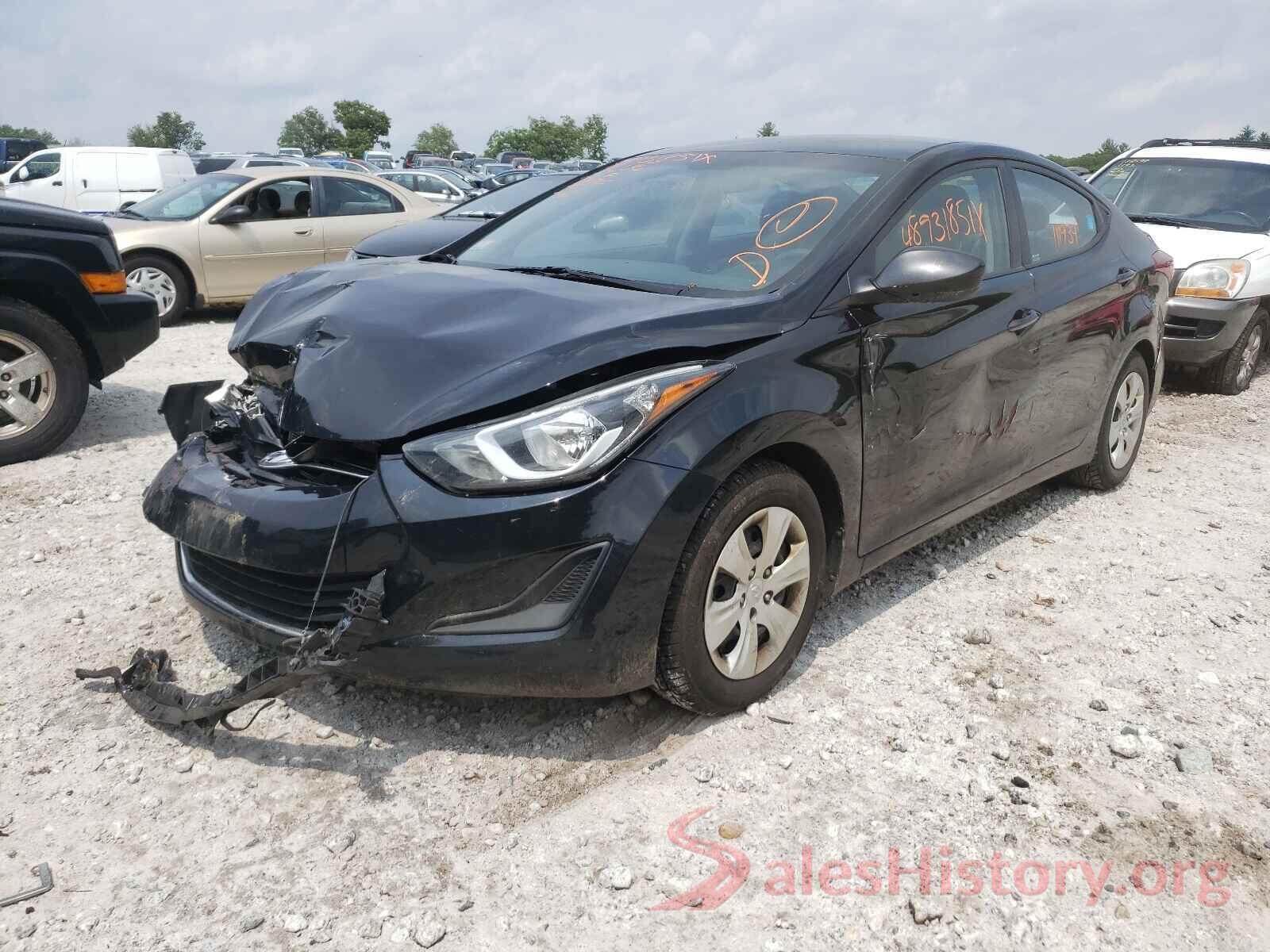 5NPDH4AE9GH749999 2016 HYUNDAI ELANTRA