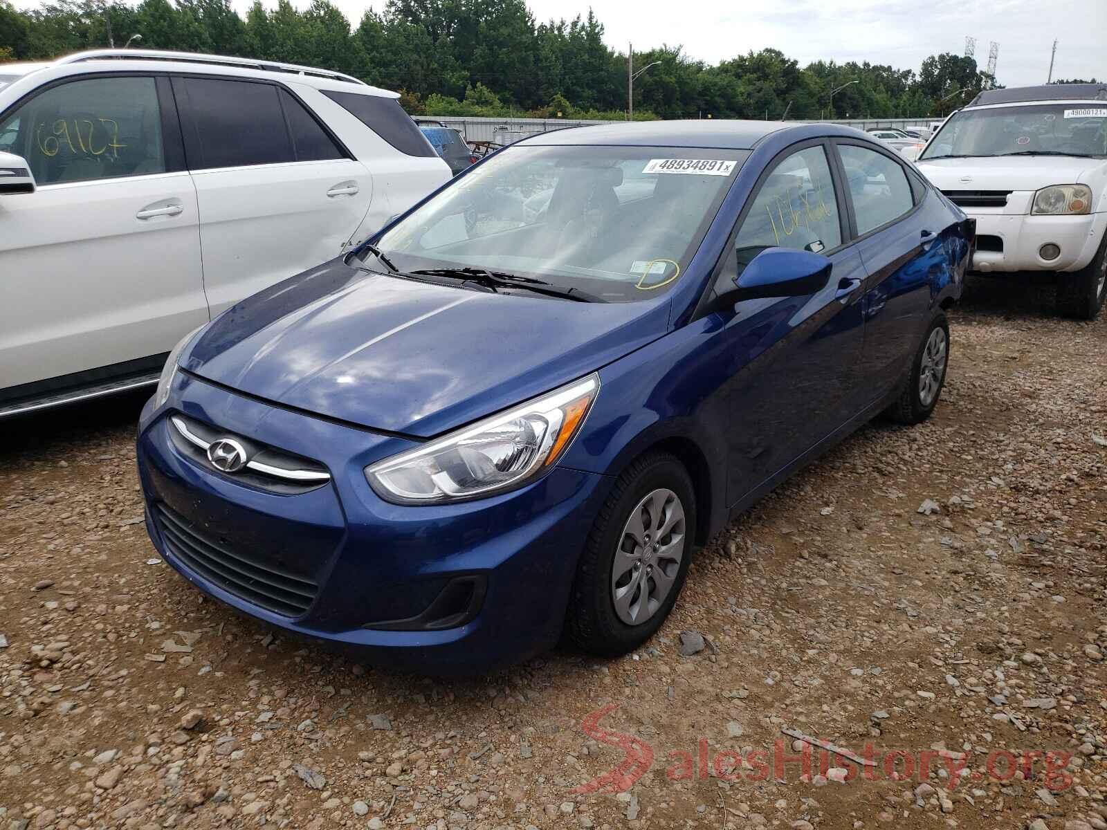 KMHCT4AE5GU094574 2016 HYUNDAI ACCENT