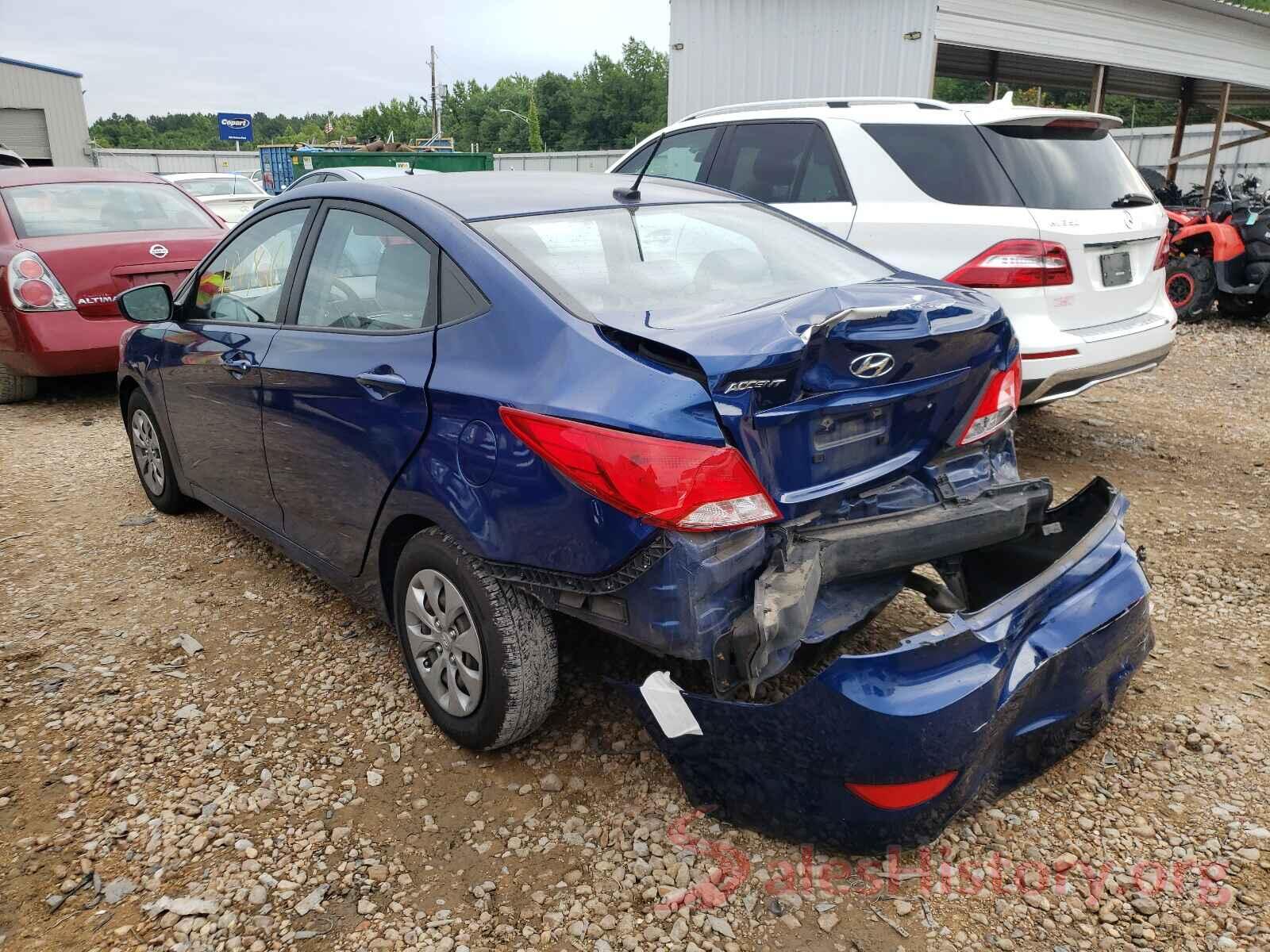 KMHCT4AE5GU094574 2016 HYUNDAI ACCENT