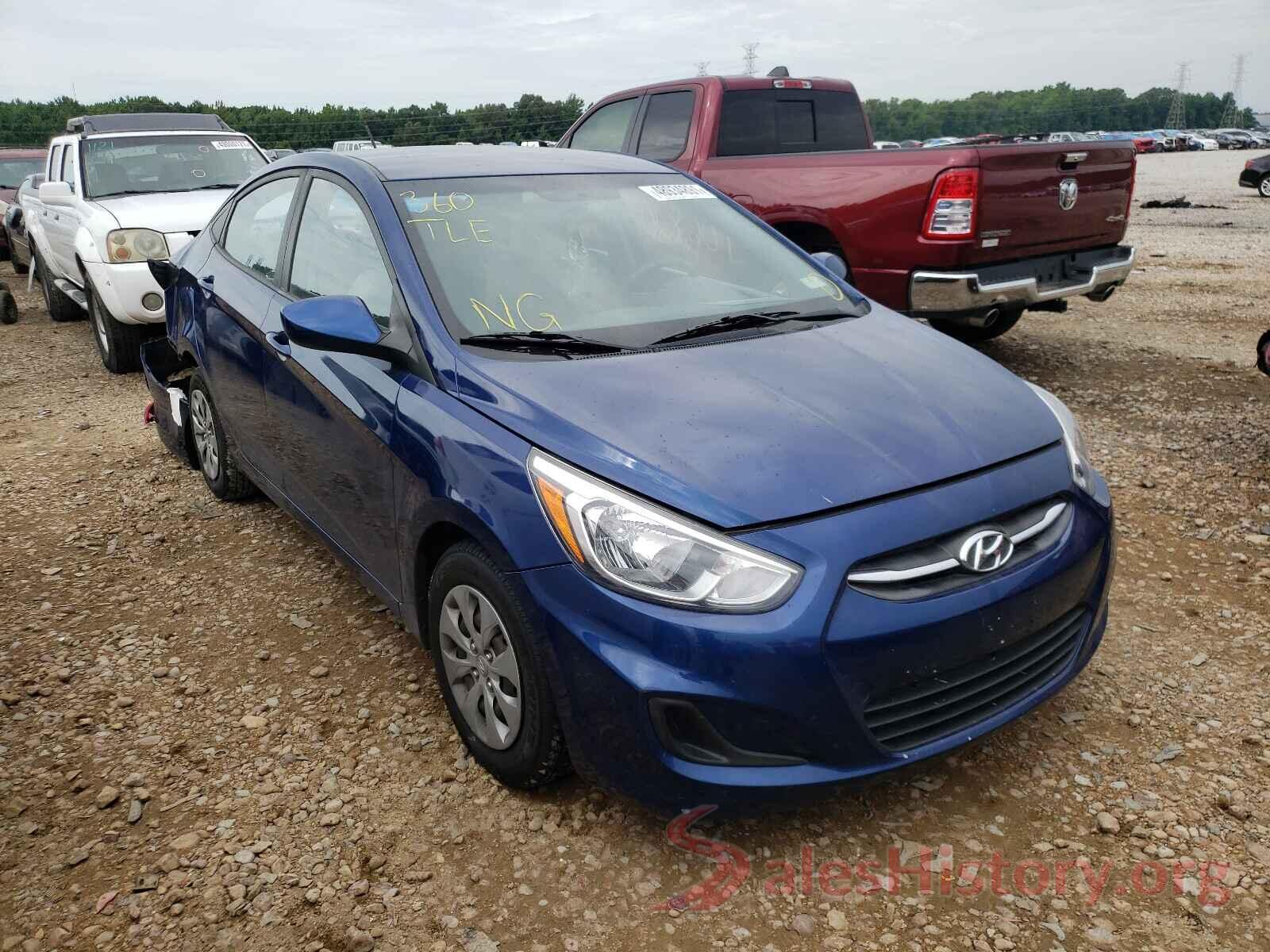 KMHCT4AE5GU094574 2016 HYUNDAI ACCENT