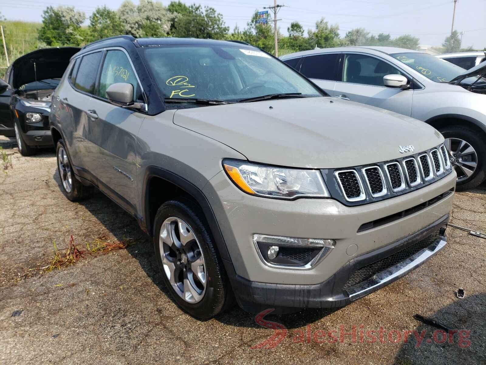 3C4NJDCB1KT827549 2019 JEEP COMPASS