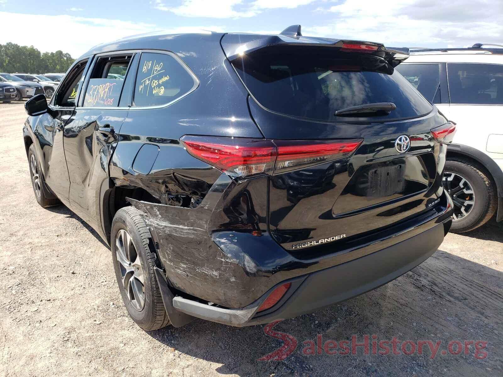 5TDGZRBH8LS504633 2020 TOYOTA HIGHLANDER