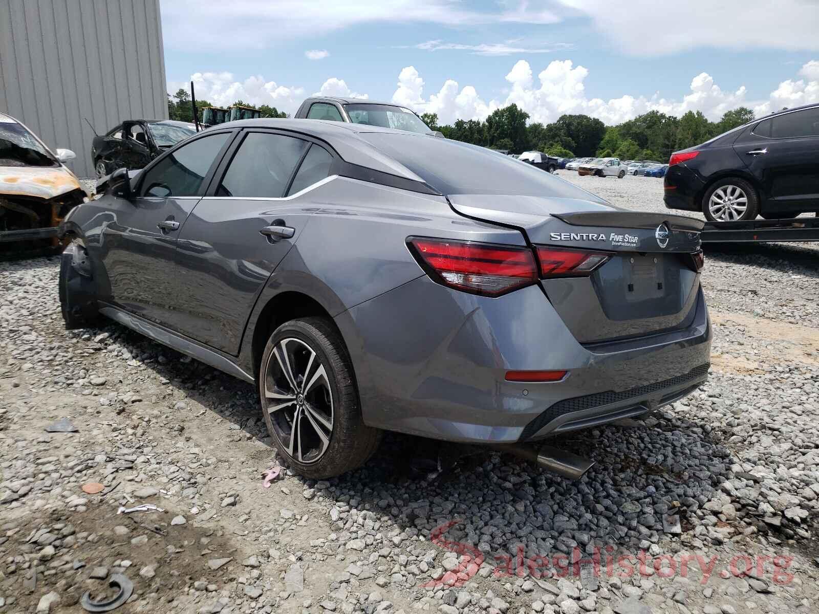 3N1AB8DV2LY219509 2020 NISSAN SENTRA