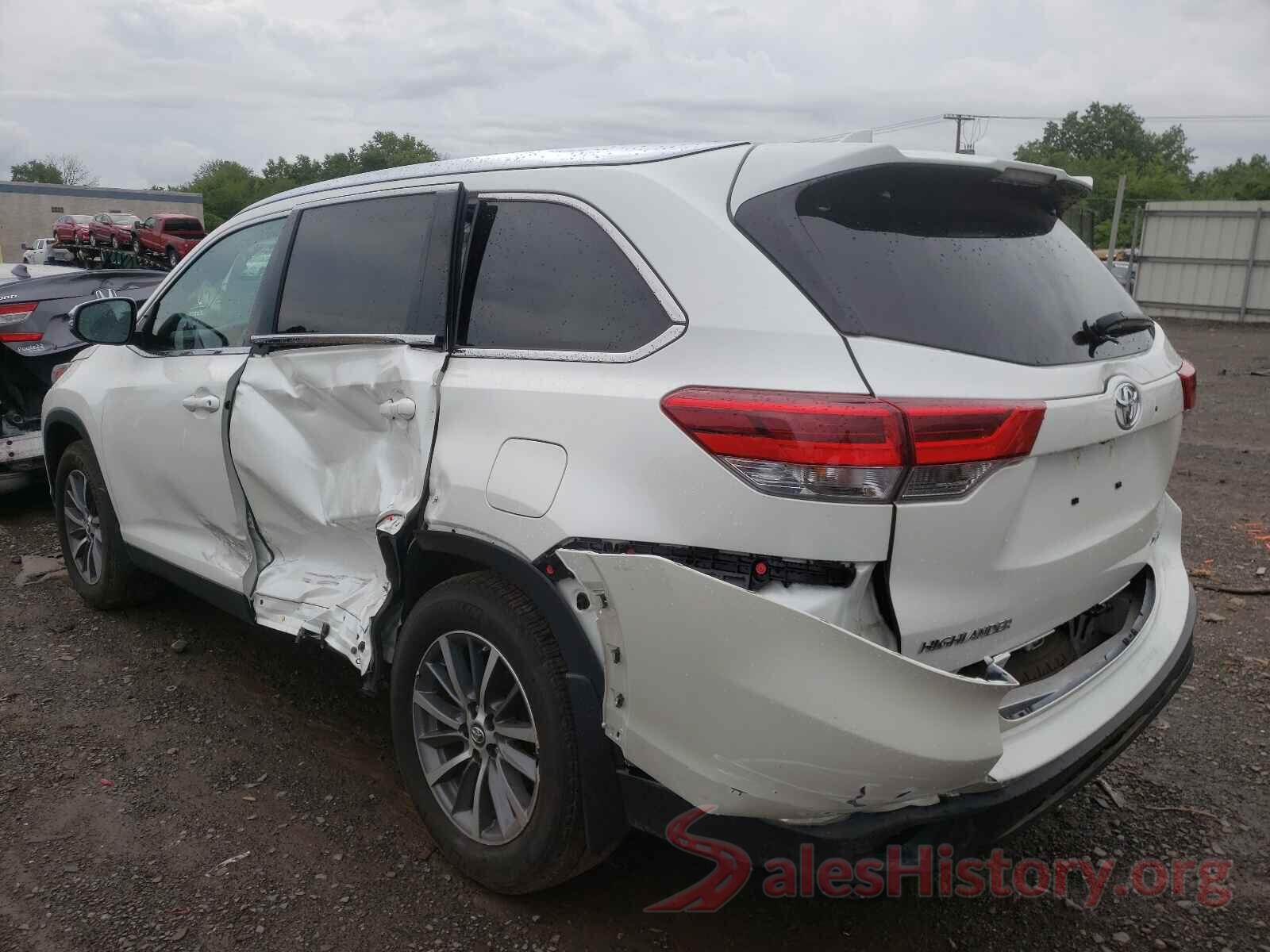 5TDJZRFH3KS724647 2019 TOYOTA HIGHLANDER