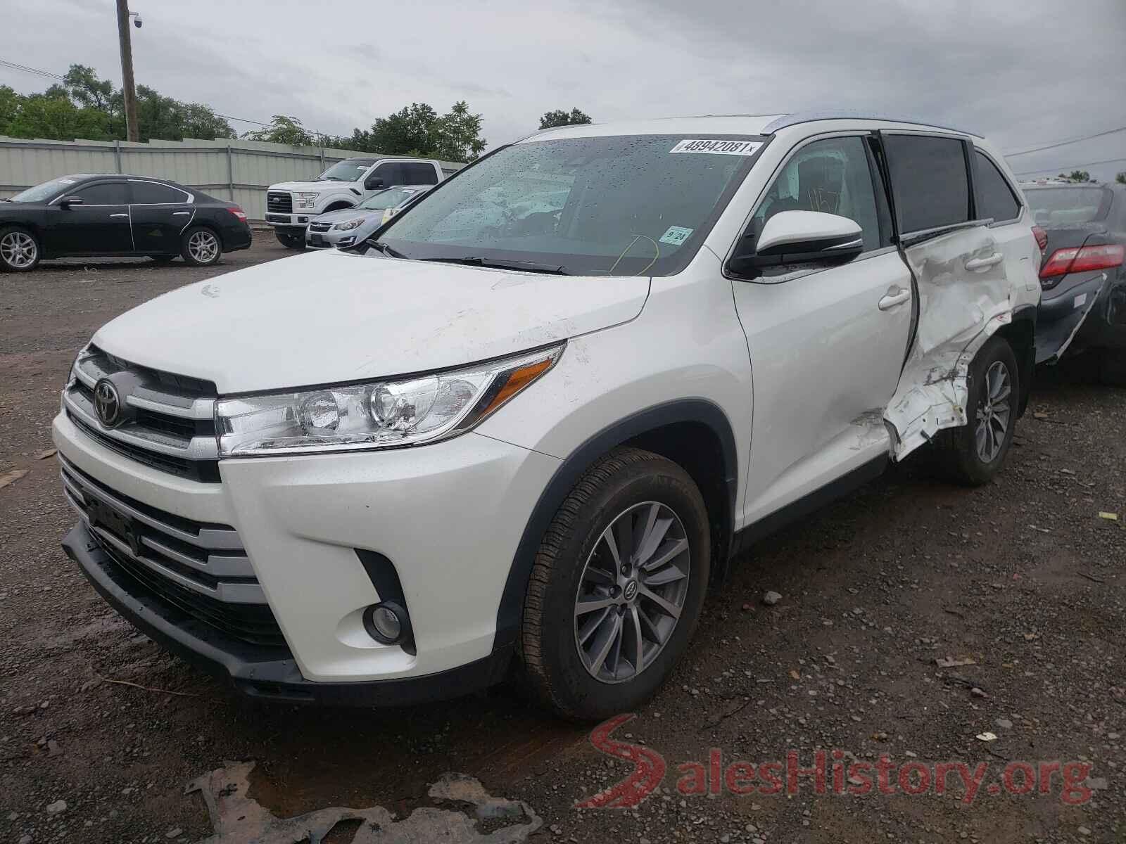 5TDJZRFH3KS724647 2019 TOYOTA HIGHLANDER