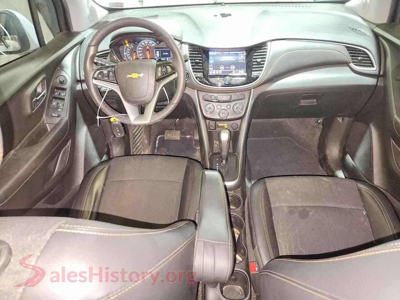 2020 CHEVROLET TRAX VIN KL7CJPSB3LB093295, interior dashboard