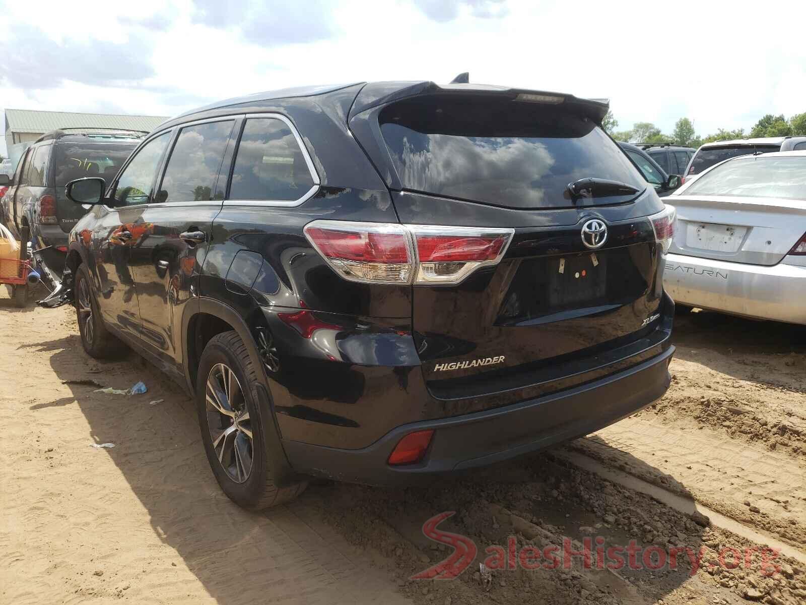 5TDJKRFH3GS504386 2016 TOYOTA HIGHLANDER