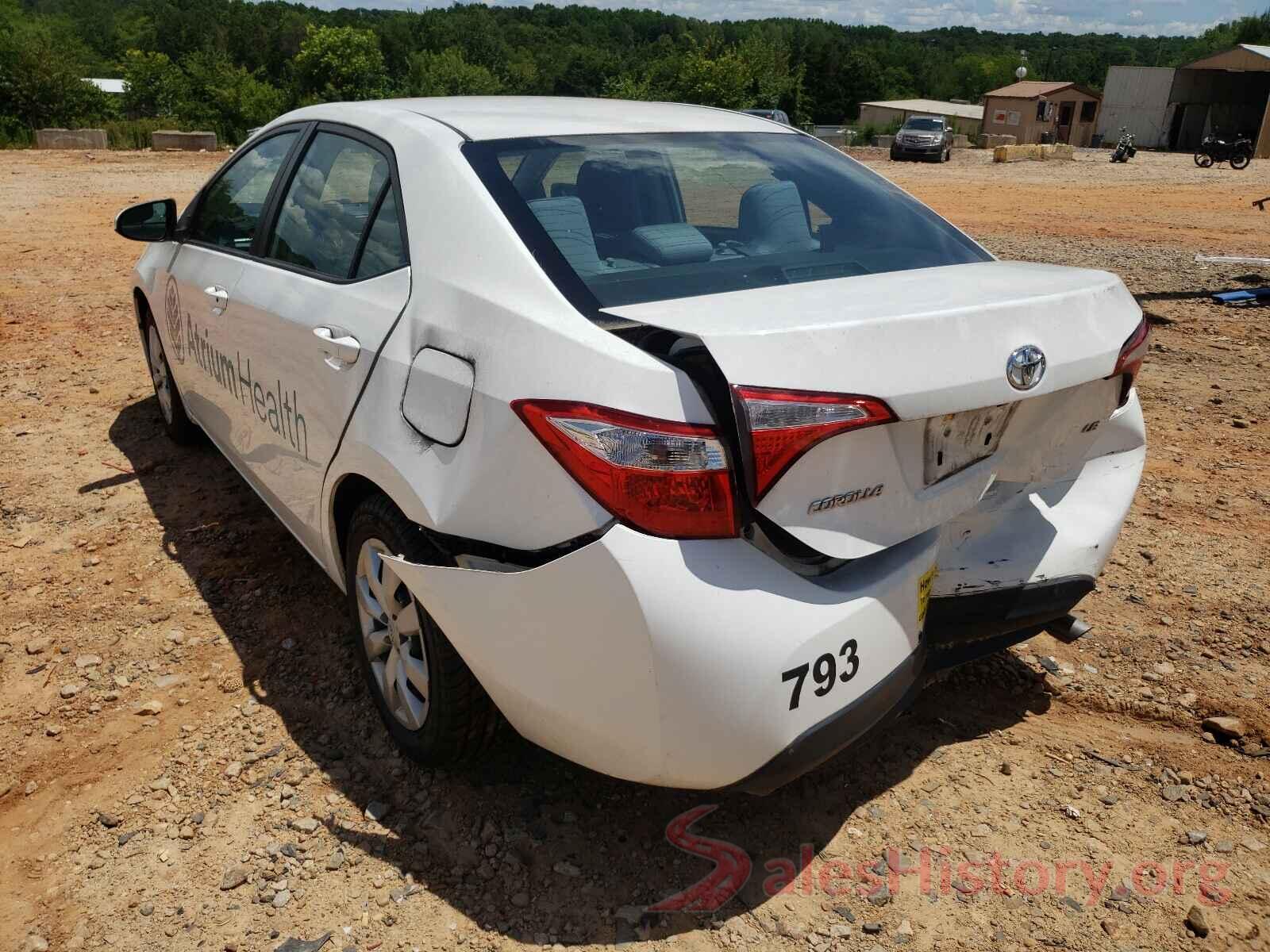 2T1BURHEXGC567415 2016 TOYOTA COROLLA