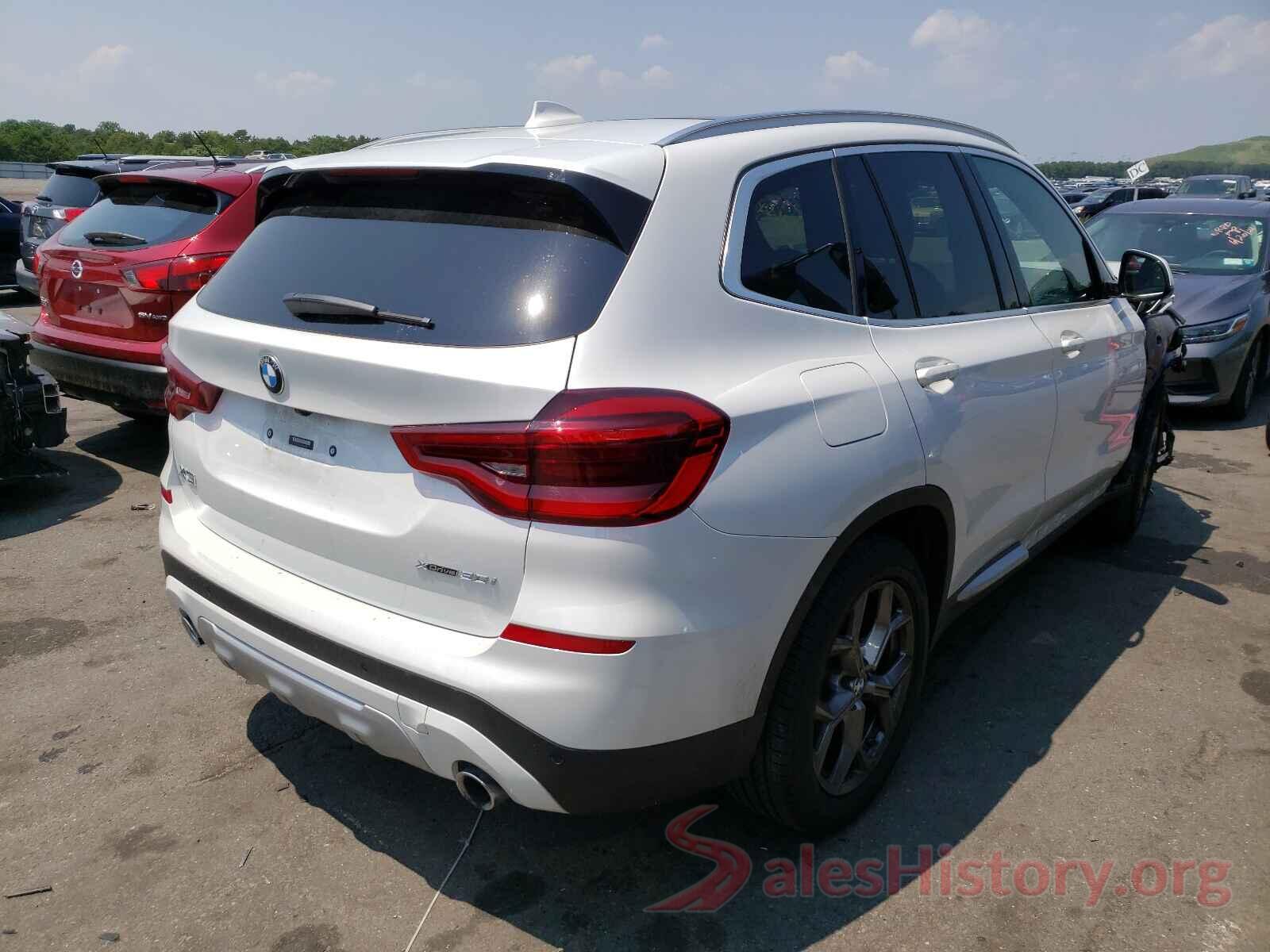 5UXTY5C09M9D87858 2021 BMW X3