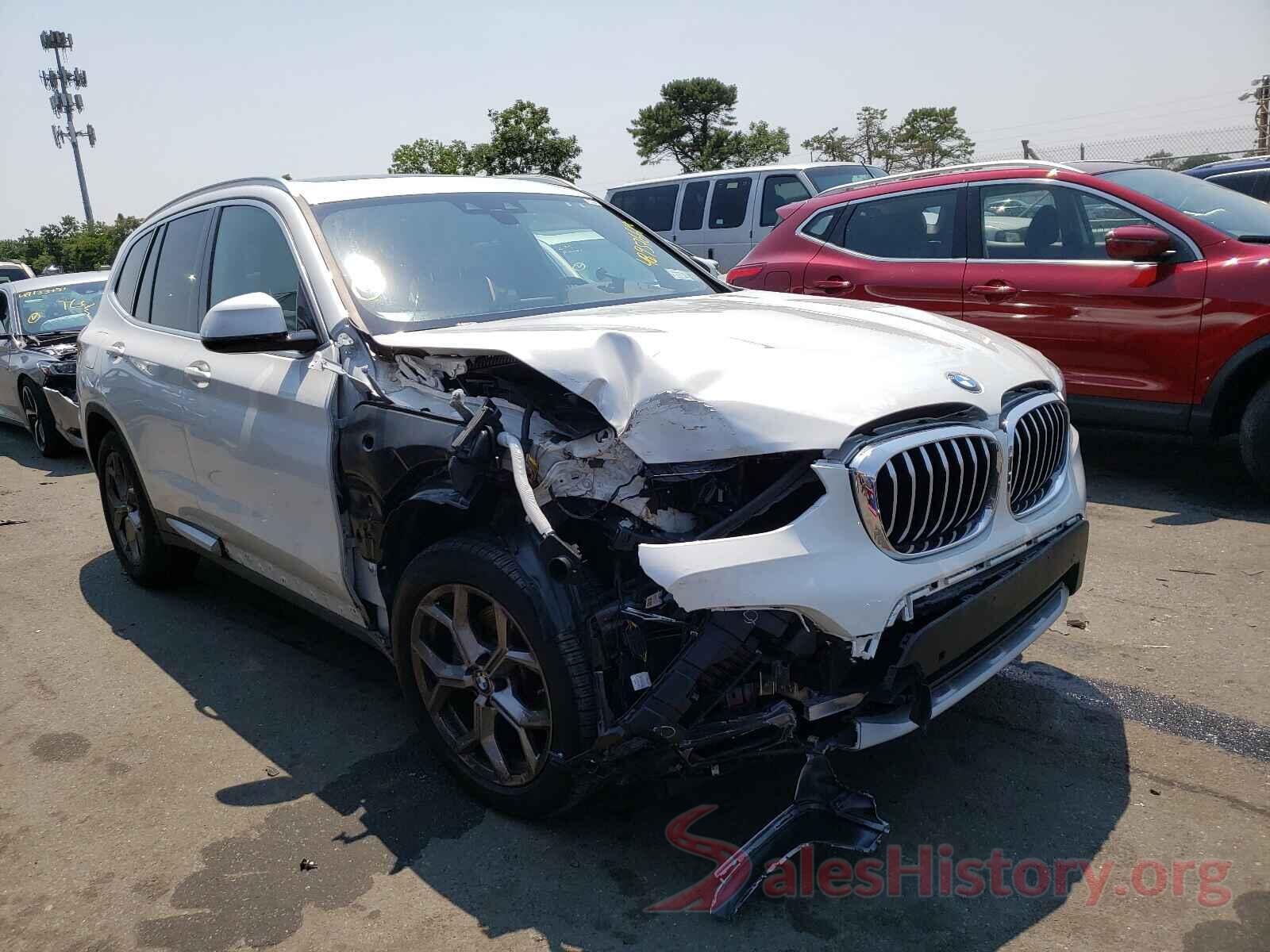 5UXTY5C09M9D87858 2021 BMW X3