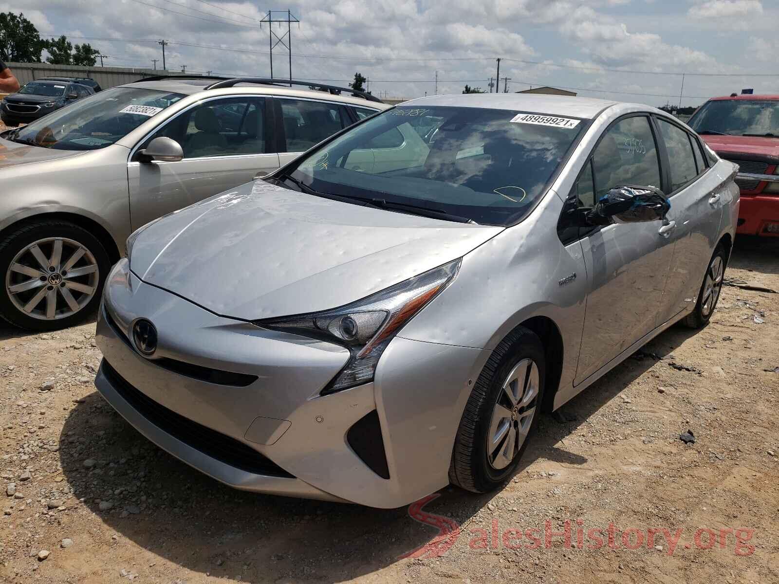 JTDKBRFU8J3596881 2018 TOYOTA PRIUS