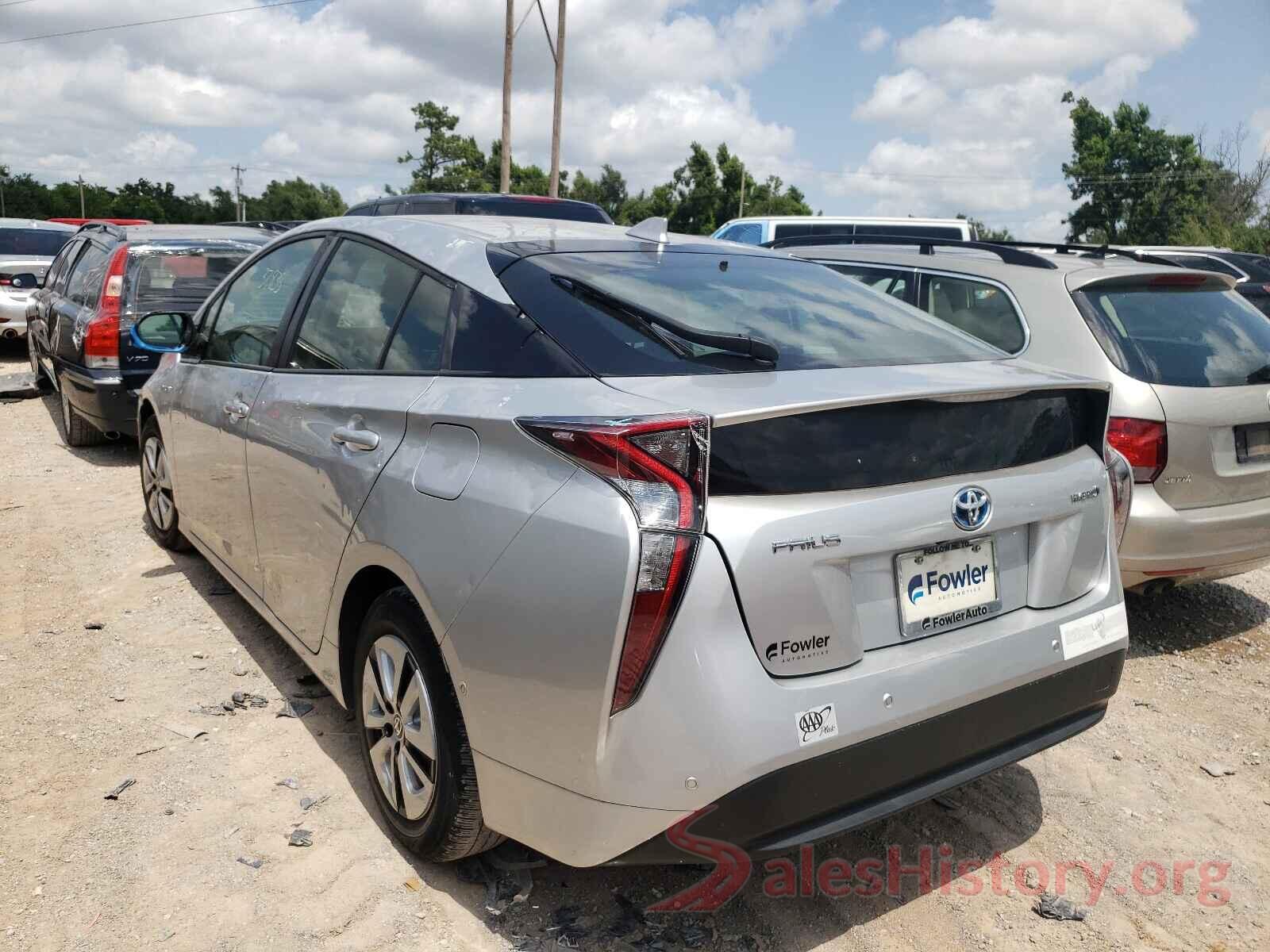 JTDKBRFU8J3596881 2018 TOYOTA PRIUS