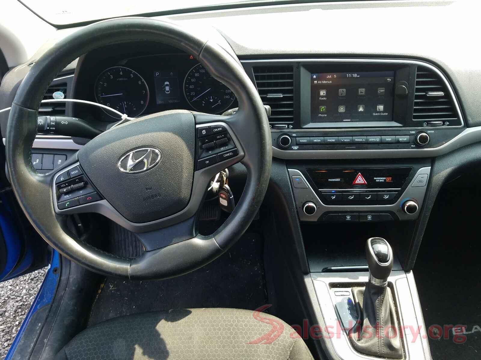 KMHD84LFXHU135987 2017 HYUNDAI ELANTRA