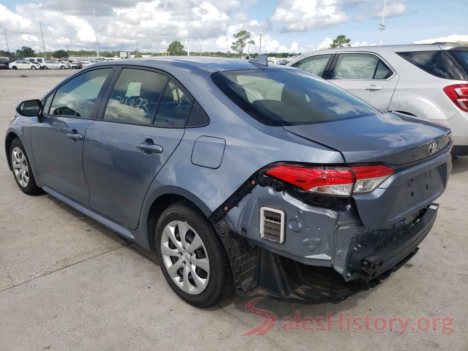 JTDEPRAE0LJ043865 2020 TOYOTA COROLLA