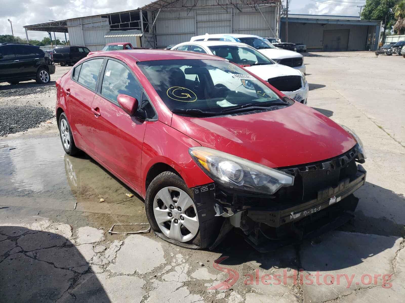 KNAFK4A6XG5607614 2016 KIA FORTE