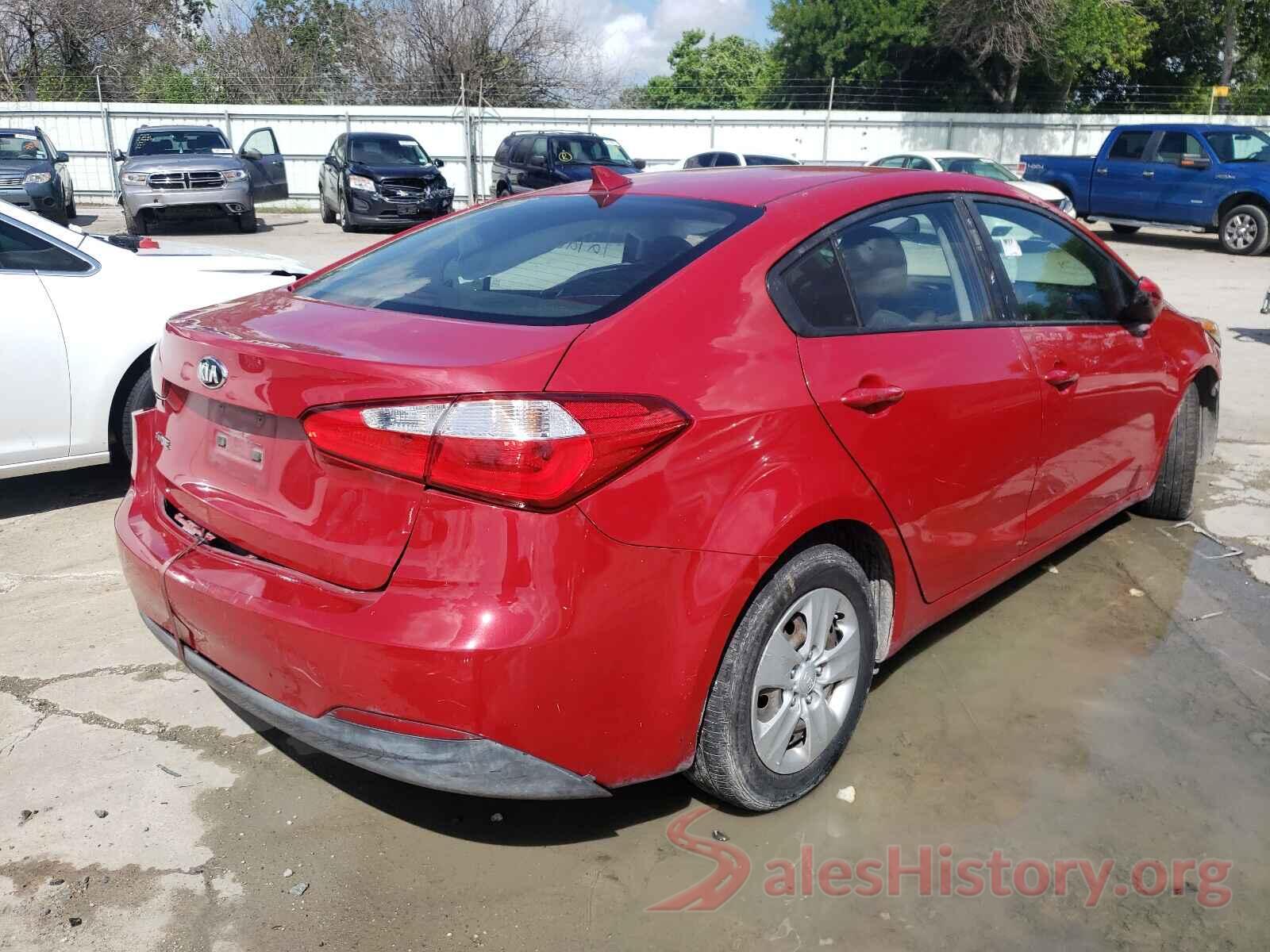 KNAFK4A6XG5607614 2016 KIA FORTE