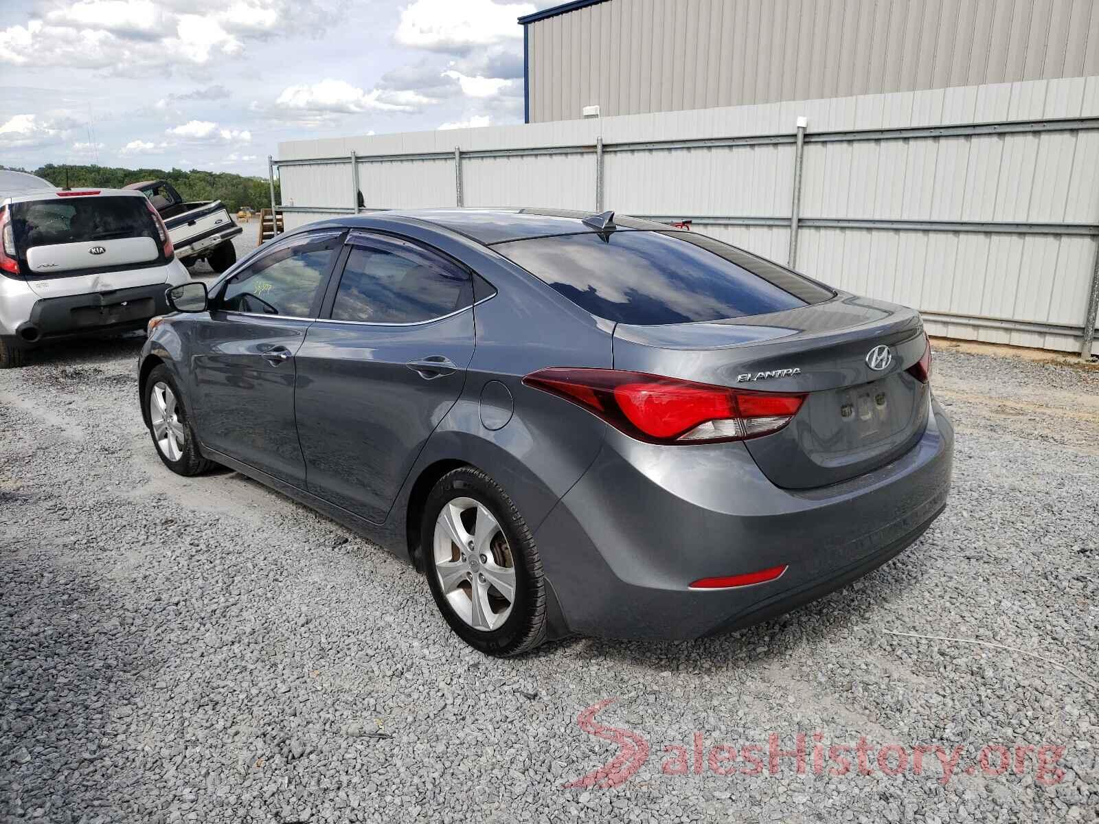 KMHDH4AE6GU584608 2016 HYUNDAI ELANTRA