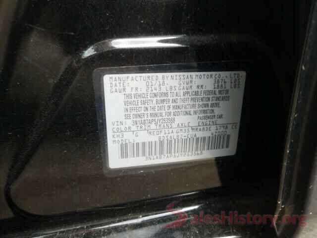 3N1AB7AP5JY253568 2018 NISSAN SENTRA