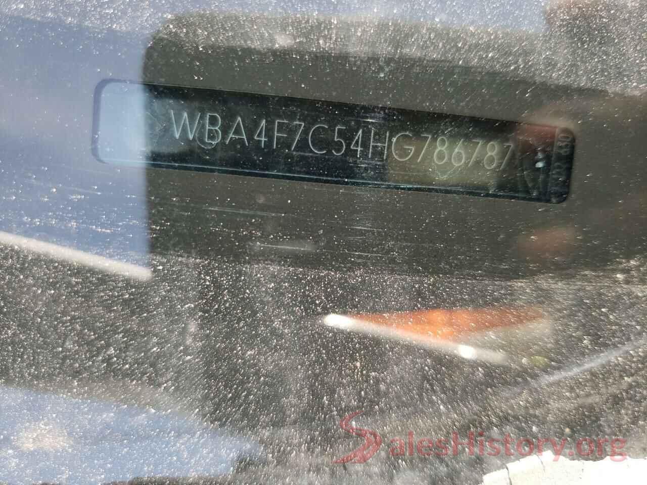 WBA4F7C54HG786787 2017 BMW 4 SERIES