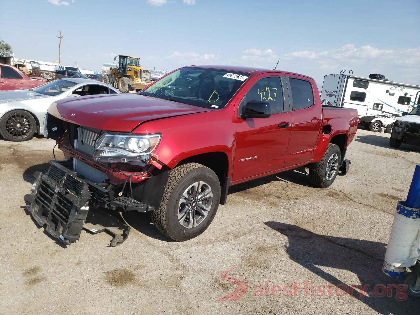 1GCGSDEN7M1187788 2021 CHEVROLET COLORADO