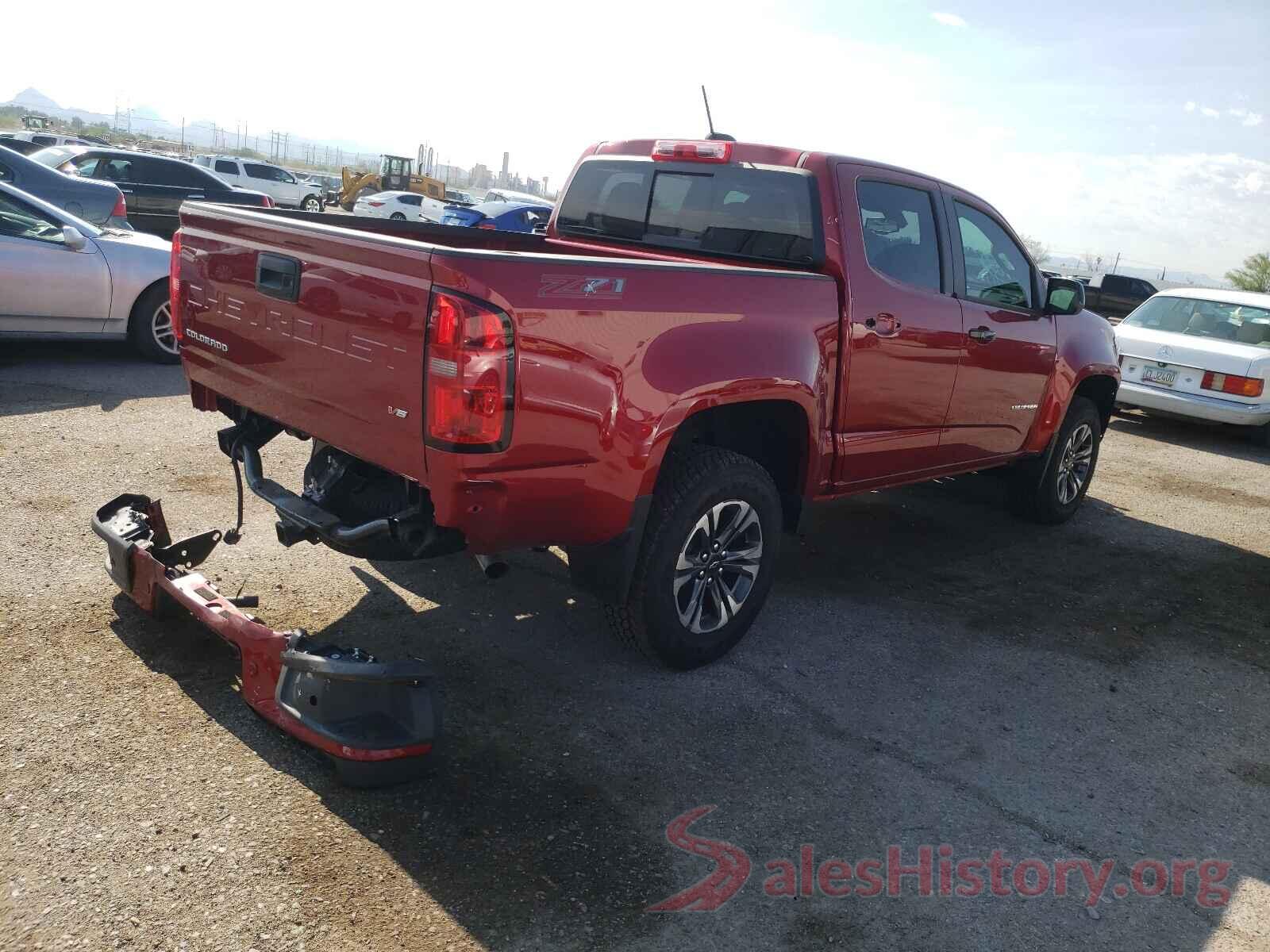 1GCGSDEN7M1187788 2021 CHEVROLET COLORADO