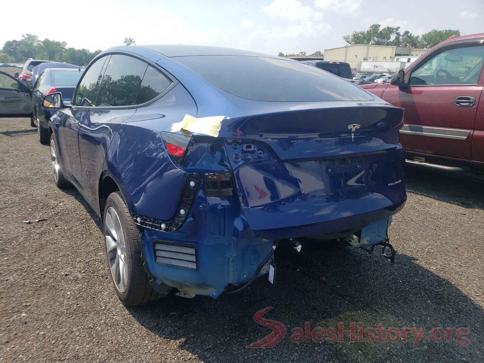 5YJYGDEE4MF066276 2021 TESLA MODEL Y