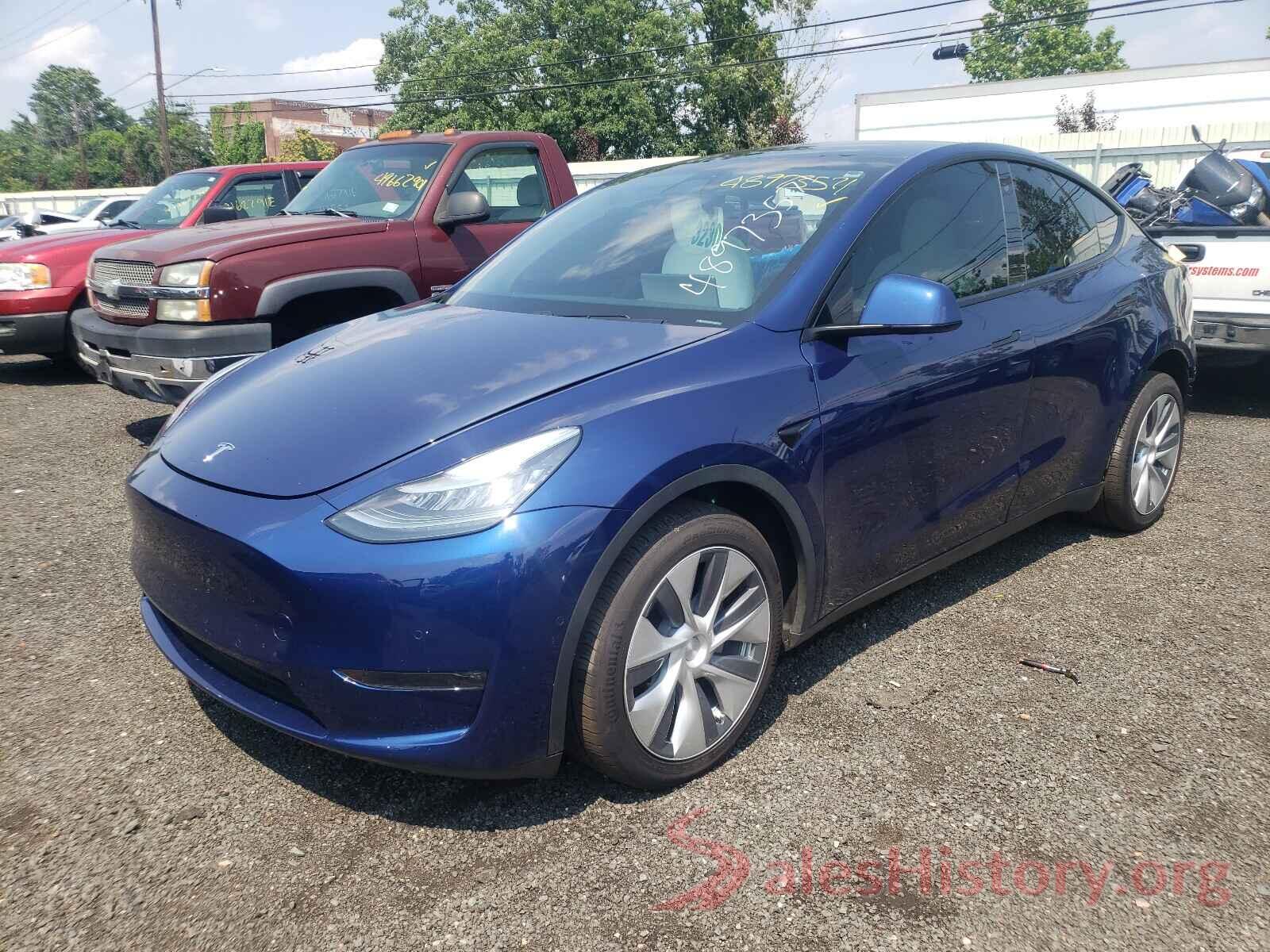 5YJYGDEE4MF066276 2021 TESLA MODEL Y