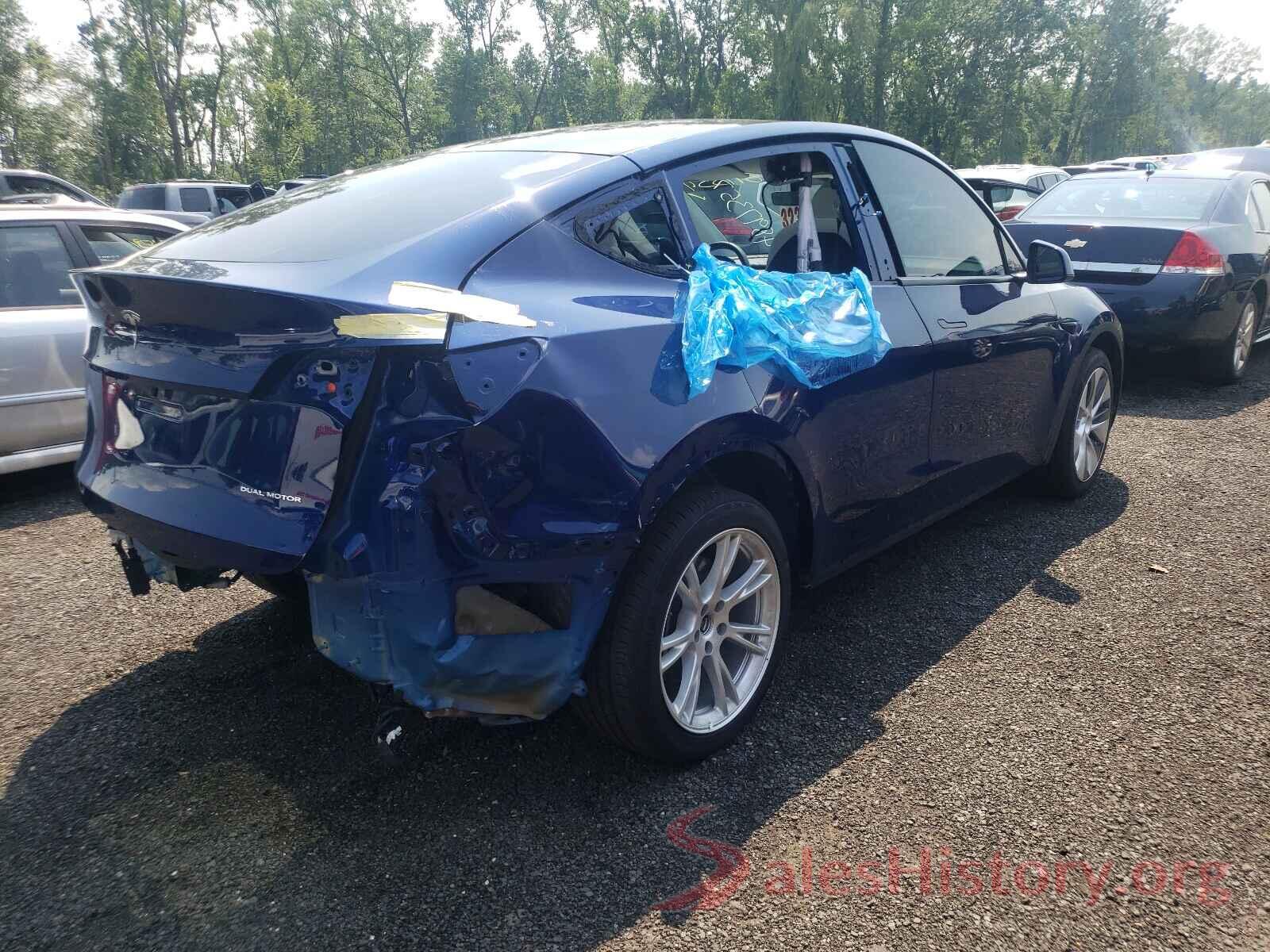 5YJYGDEE4MF066276 2021 TESLA MODEL Y