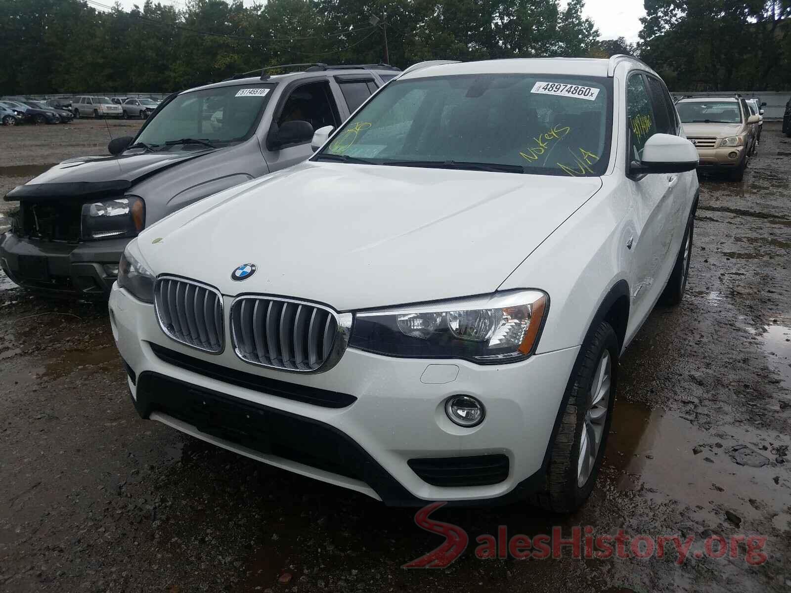 5UXWZ7C50G0R32675 2016 BMW X3