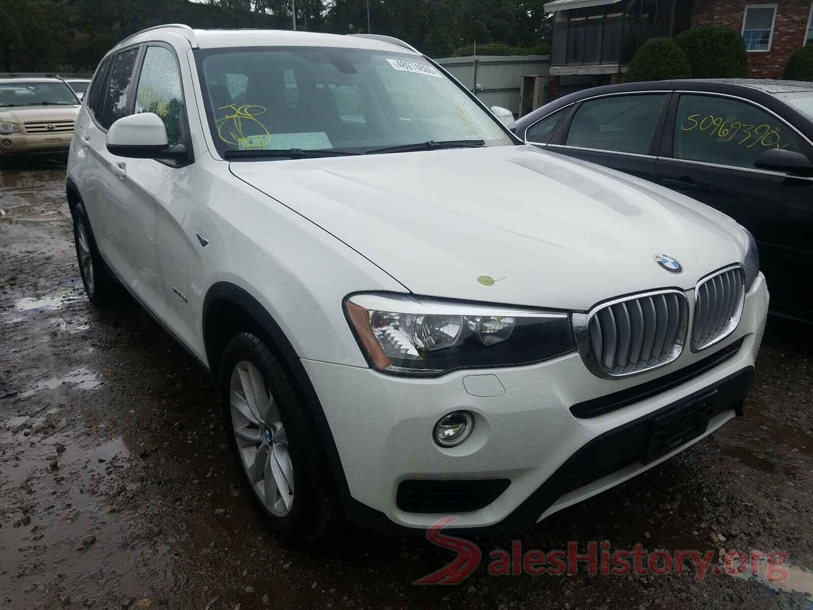 5UXWZ7C50G0R32675 2016 BMW X3