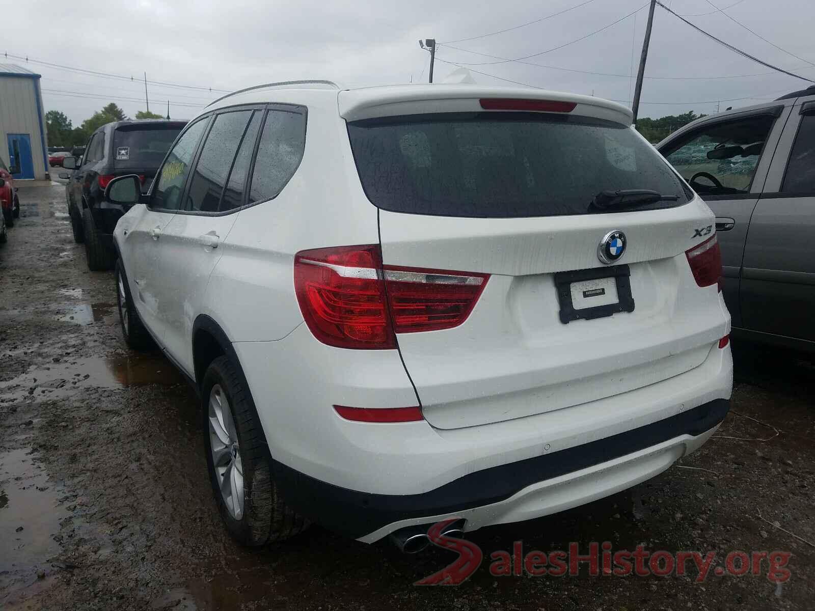 5UXWZ7C50G0R32675 2016 BMW X3