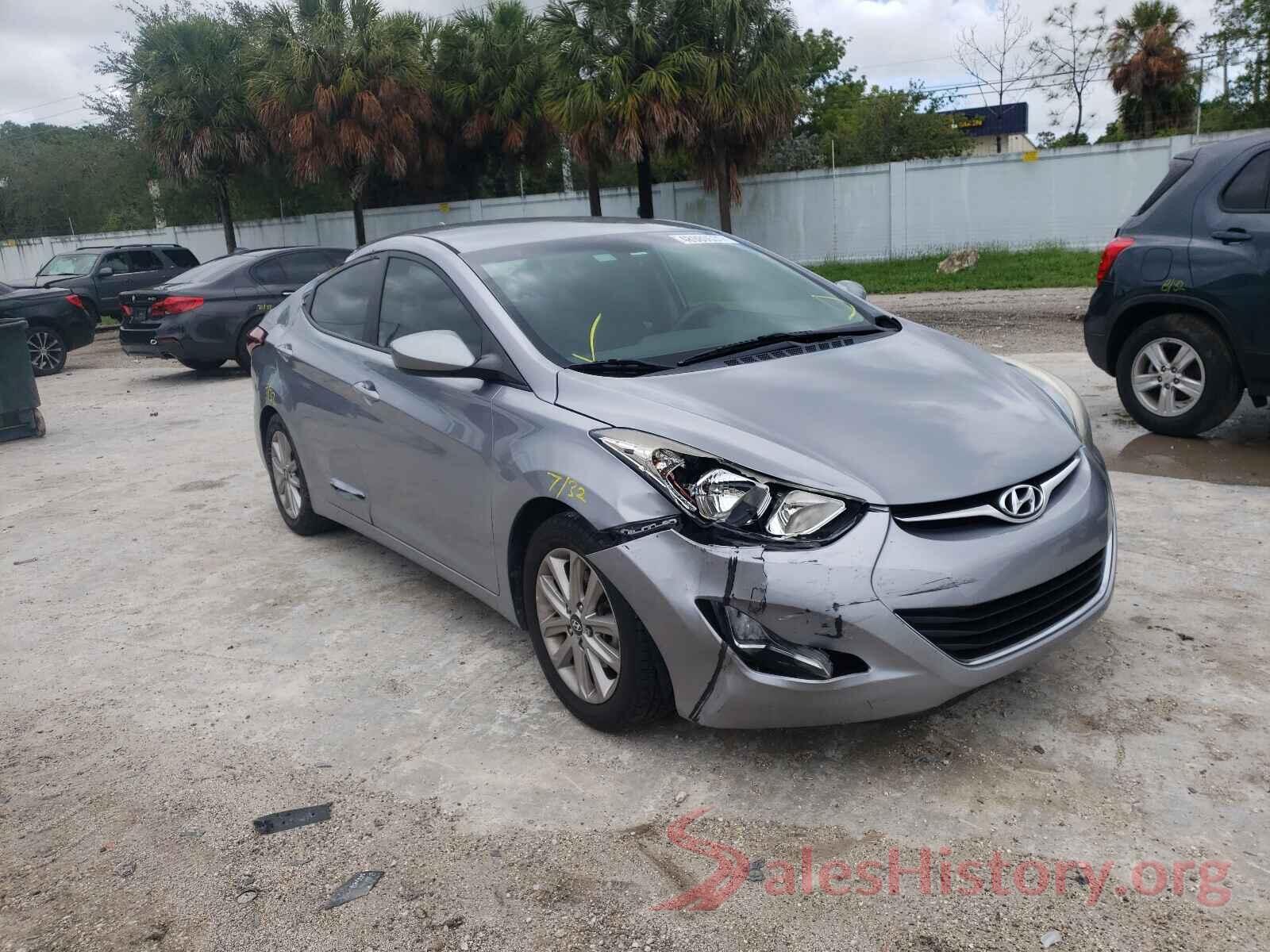 5NPDH4AE2GH687314 2016 HYUNDAI ELANTRA