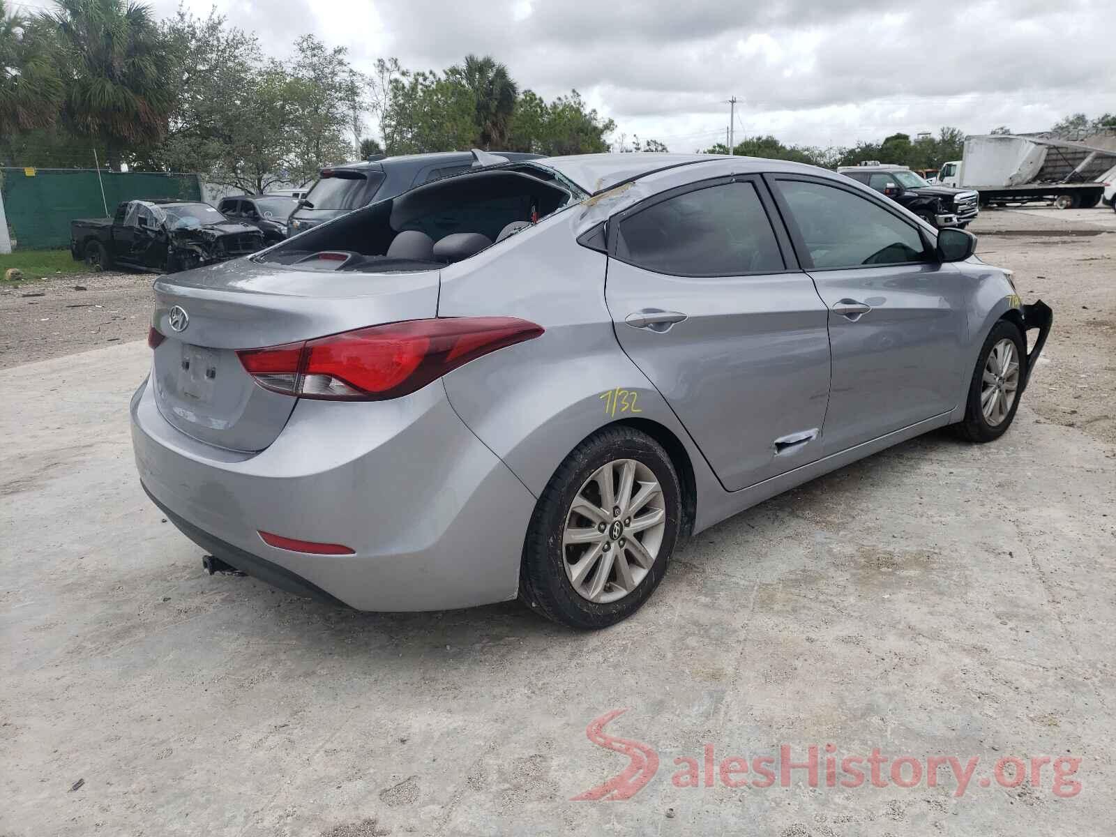 5NPDH4AE2GH687314 2016 HYUNDAI ELANTRA