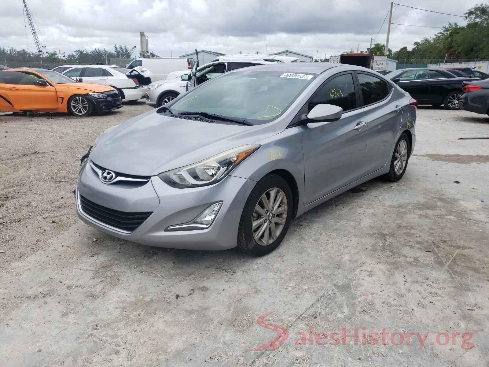 5NPDH4AE2GH687314 2016 HYUNDAI ELANTRA