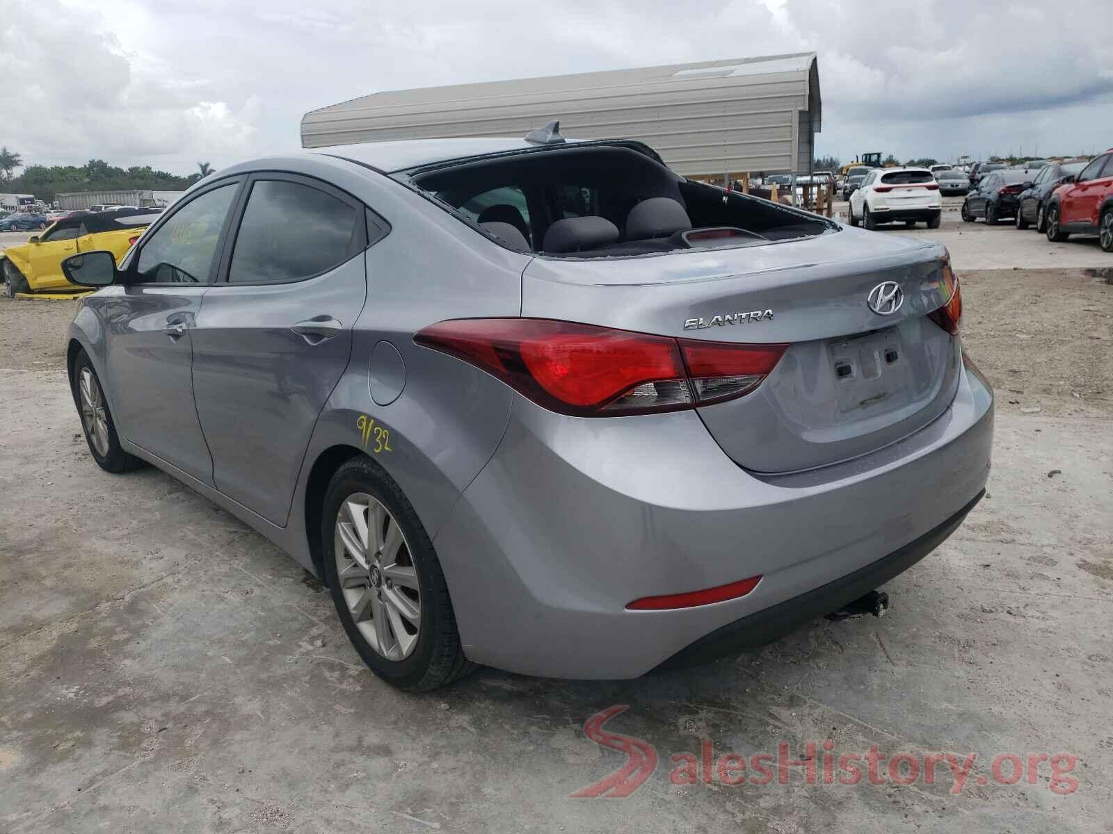 5NPDH4AE2GH687314 2016 HYUNDAI ELANTRA