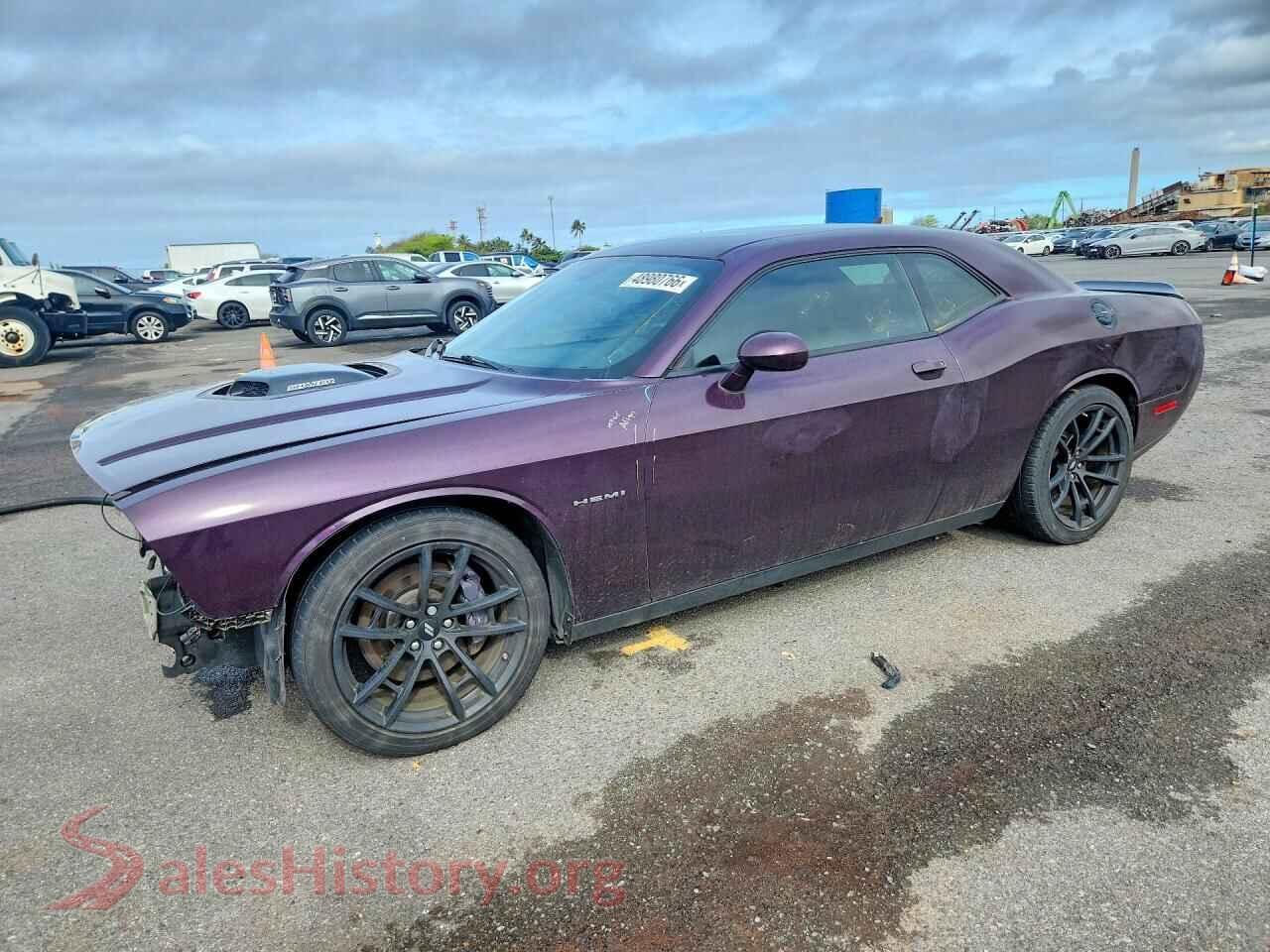 2021 DODGE CHALLENGER VIN 2C3CDZBT5MH607059, auction photo