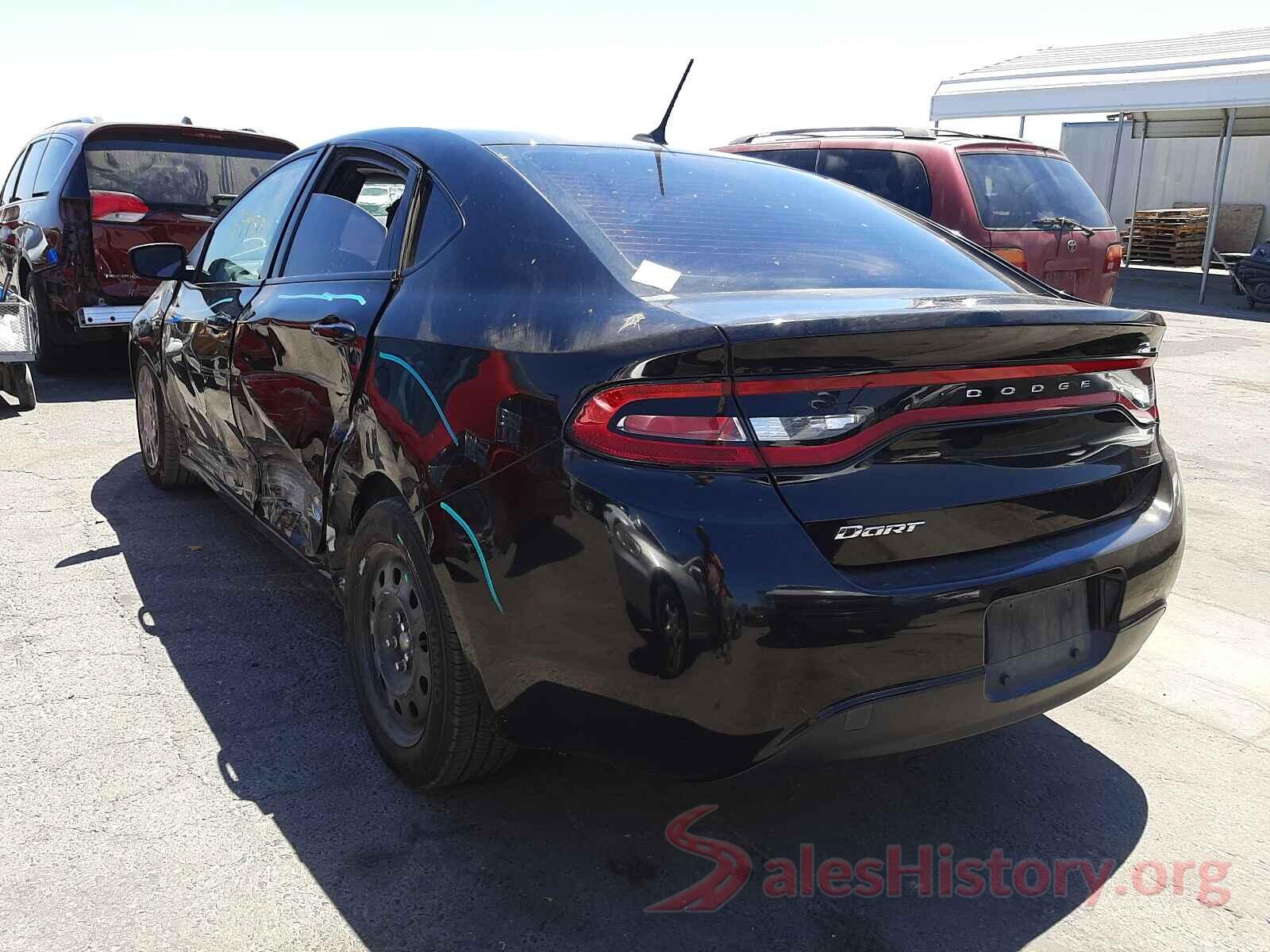 1C3CDFAA8GD593657 2016 DODGE DART