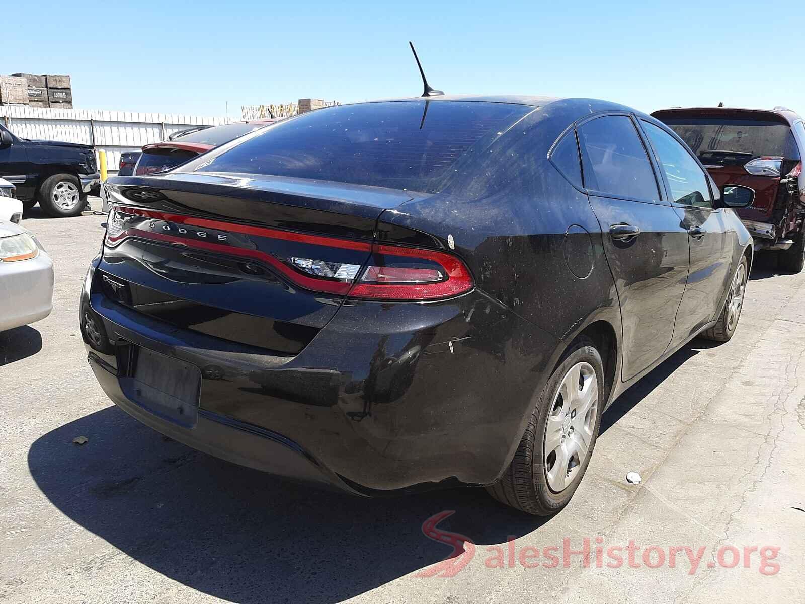 1C3CDFAA8GD593657 2016 DODGE DART