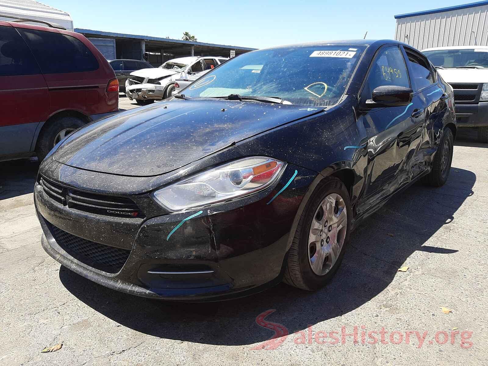 1C3CDFAA8GD593657 2016 DODGE DART