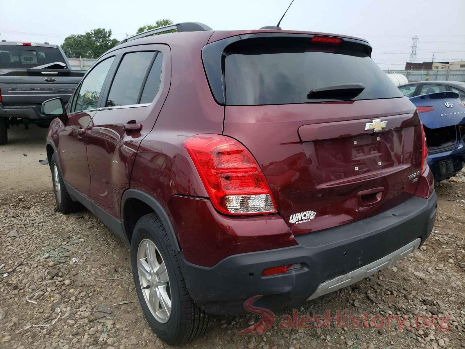 3GNCJPSB7GL211993 2016 CHEVROLET TRAX