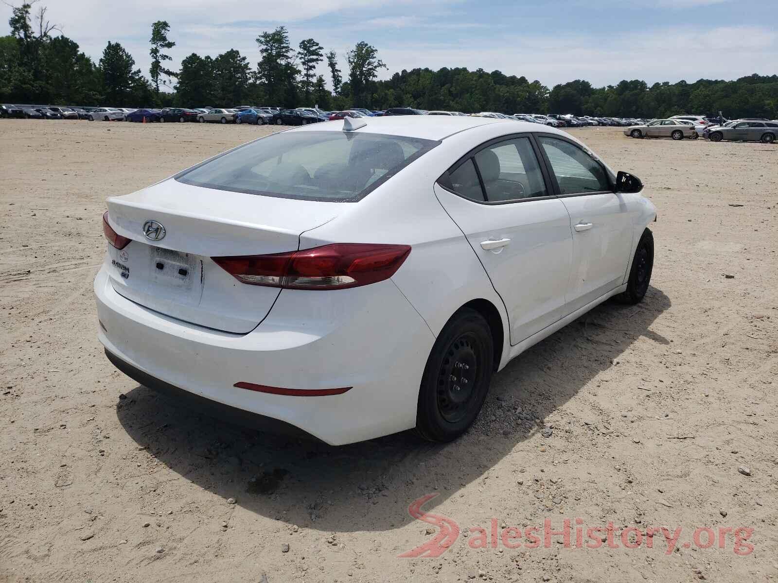 5NPD74LF4HH158117 2017 HYUNDAI ELANTRA