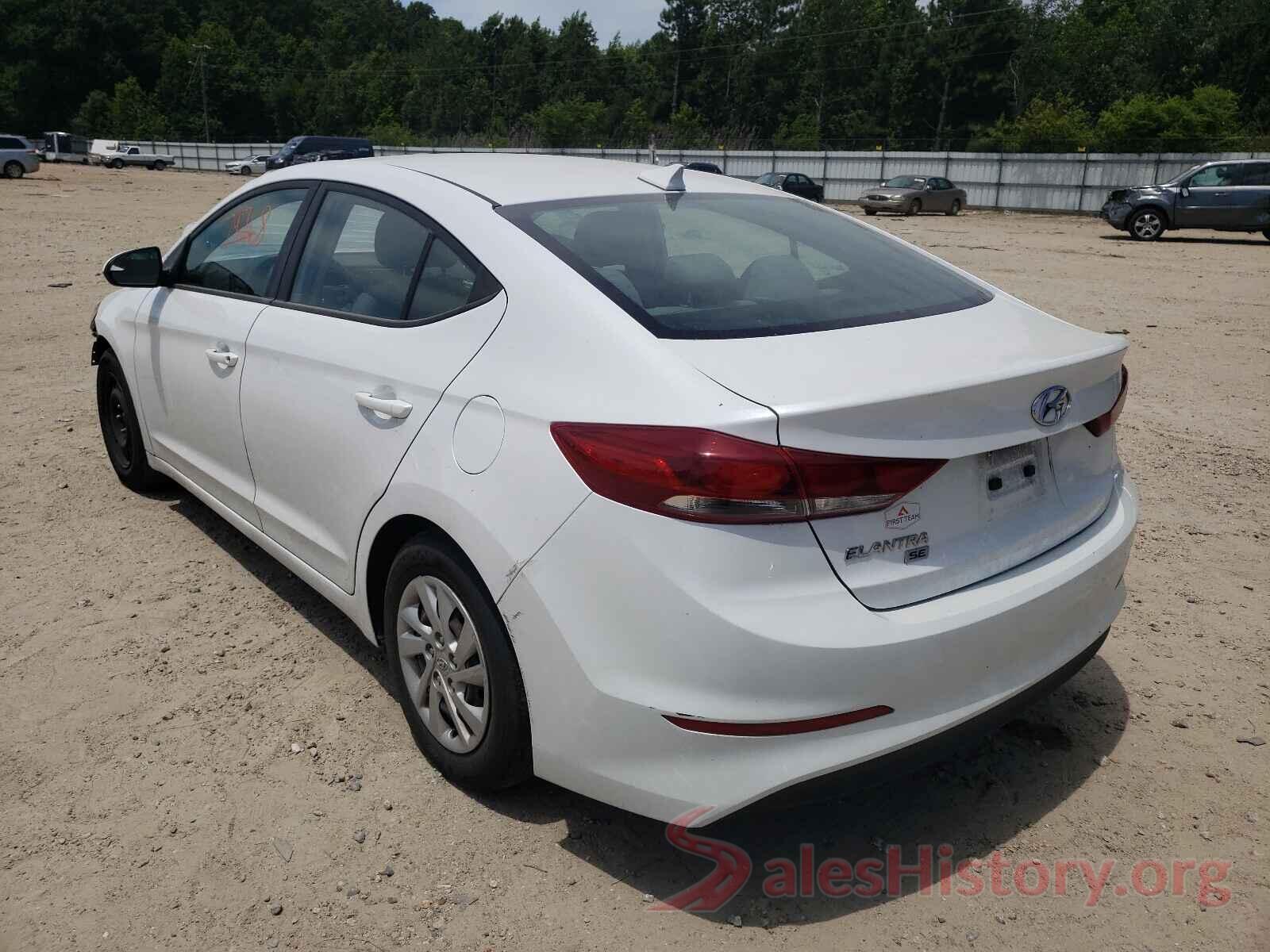 5NPD74LF4HH158117 2017 HYUNDAI ELANTRA