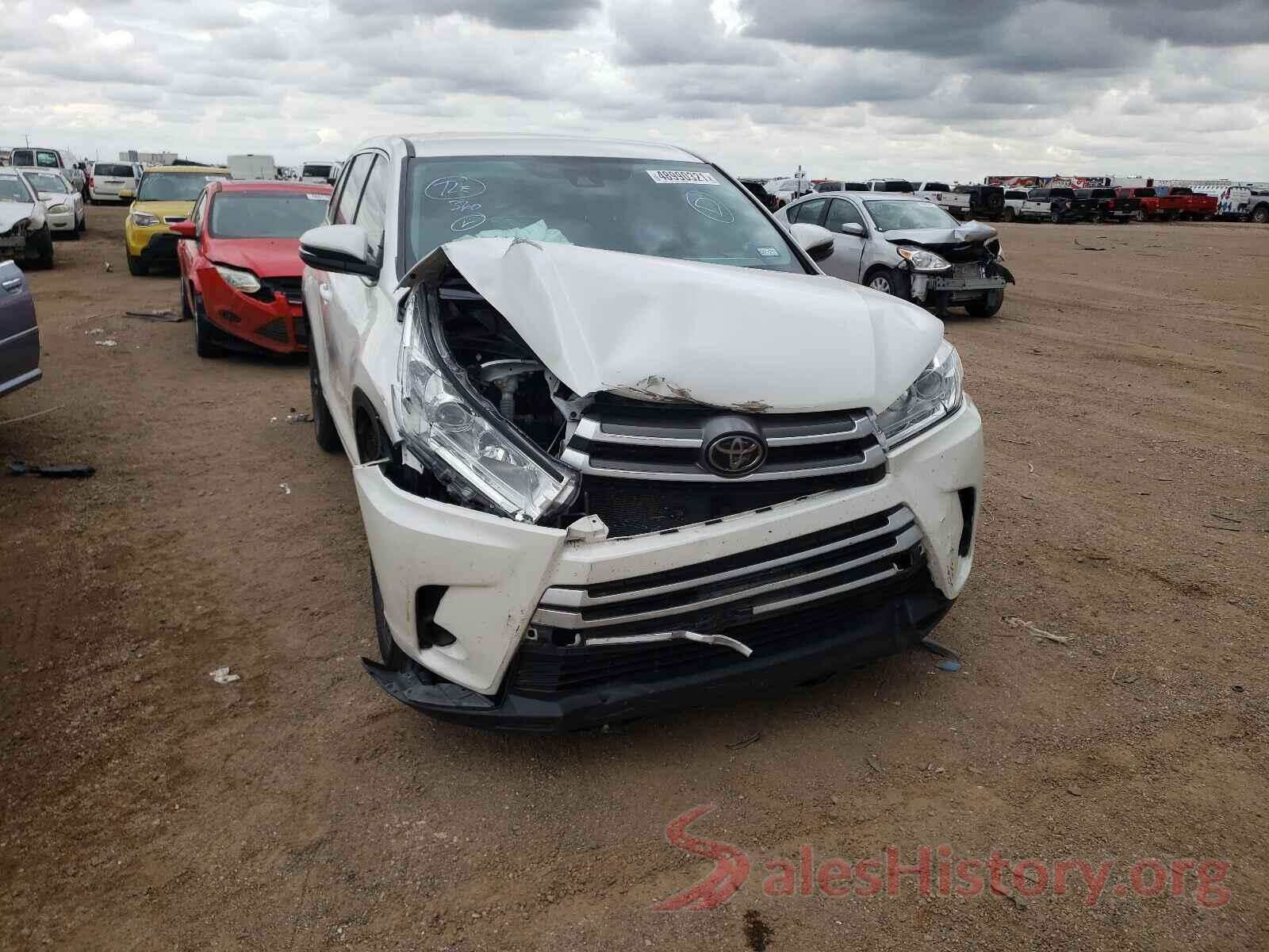 5TDZARFH7JS037616 2018 TOYOTA HIGHLANDER