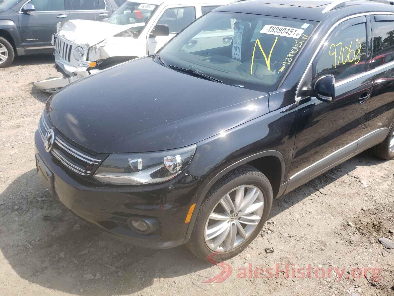 WVGBV7AX1CW525709 2012 VOLKSWAGEN TIGUAN