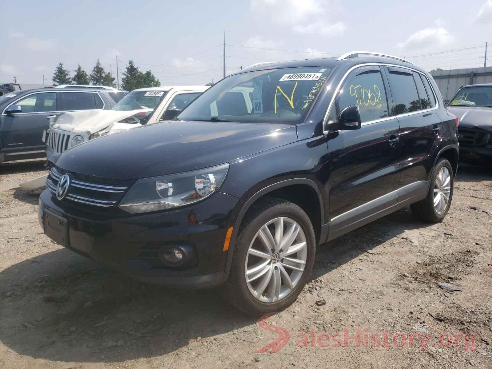 WVGBV7AX1CW525709 2012 VOLKSWAGEN TIGUAN